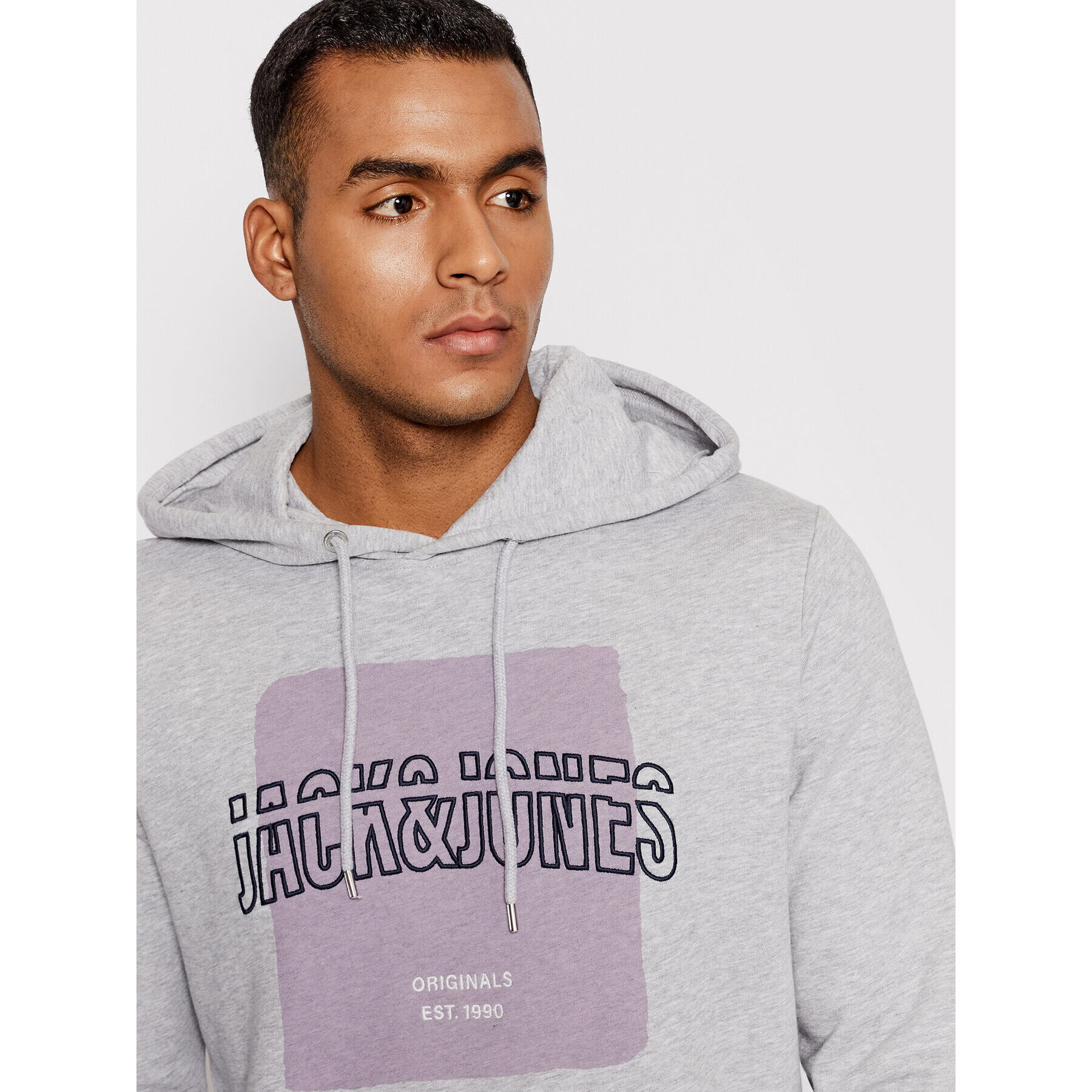 Jack&Jones Суитшърт Artist 12198286 Сив Regular Fit - Pepit.bg