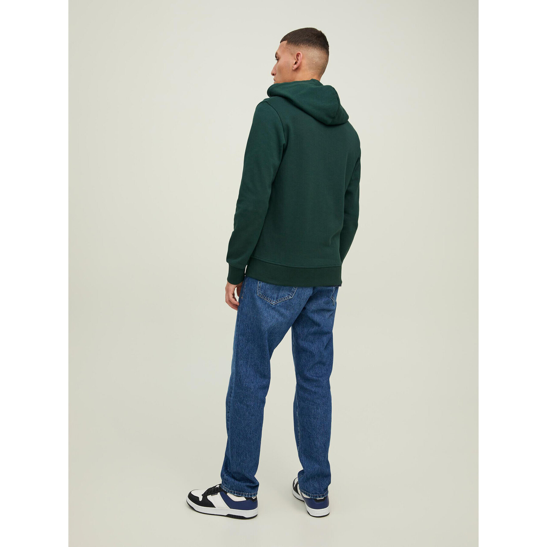 Jack&Jones Суитшърт Basic 12181901 Зелен Regular Fit - Pepit.bg