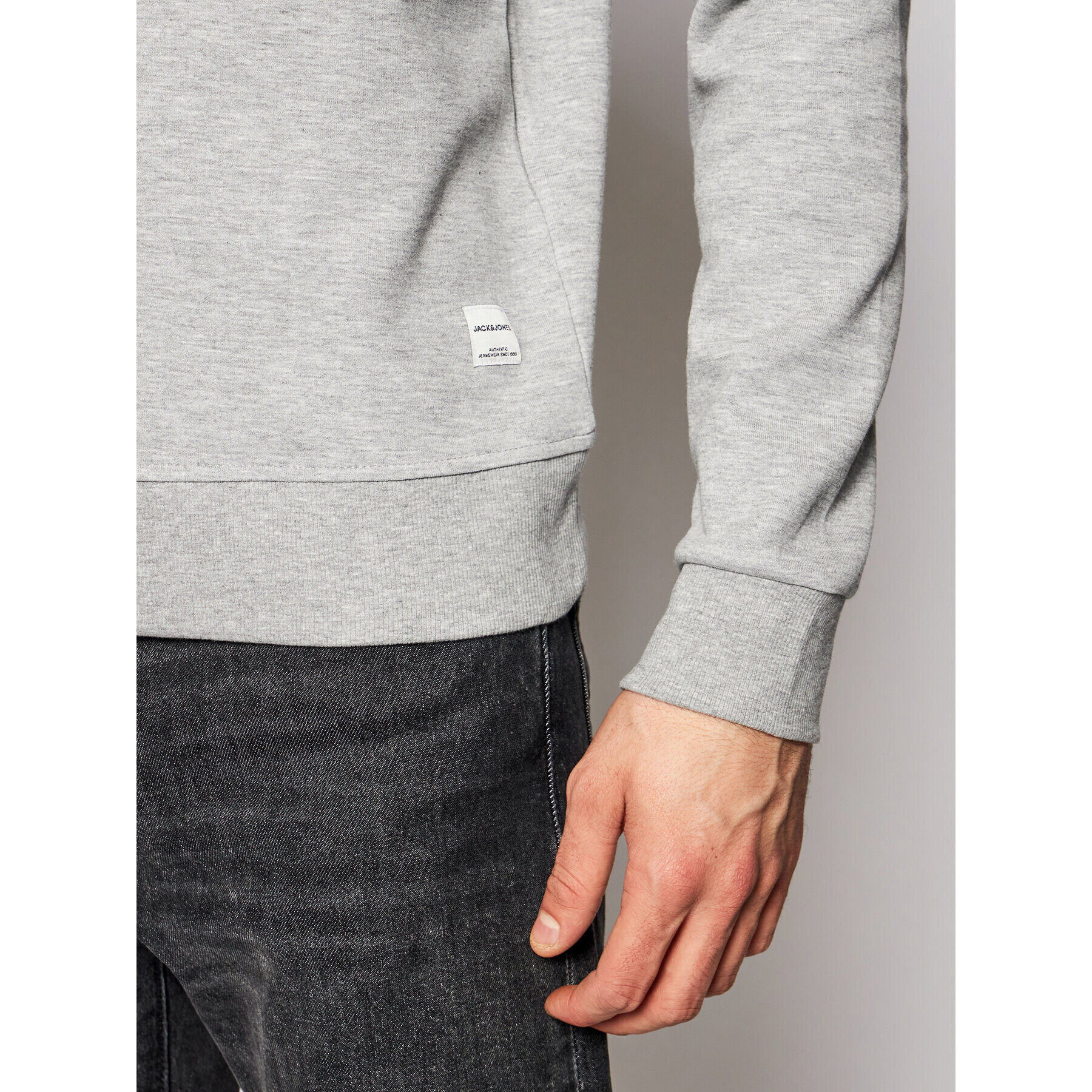 Jack&Jones Суитшърт Basic 12181903 Сив Regular Fit - Pepit.bg