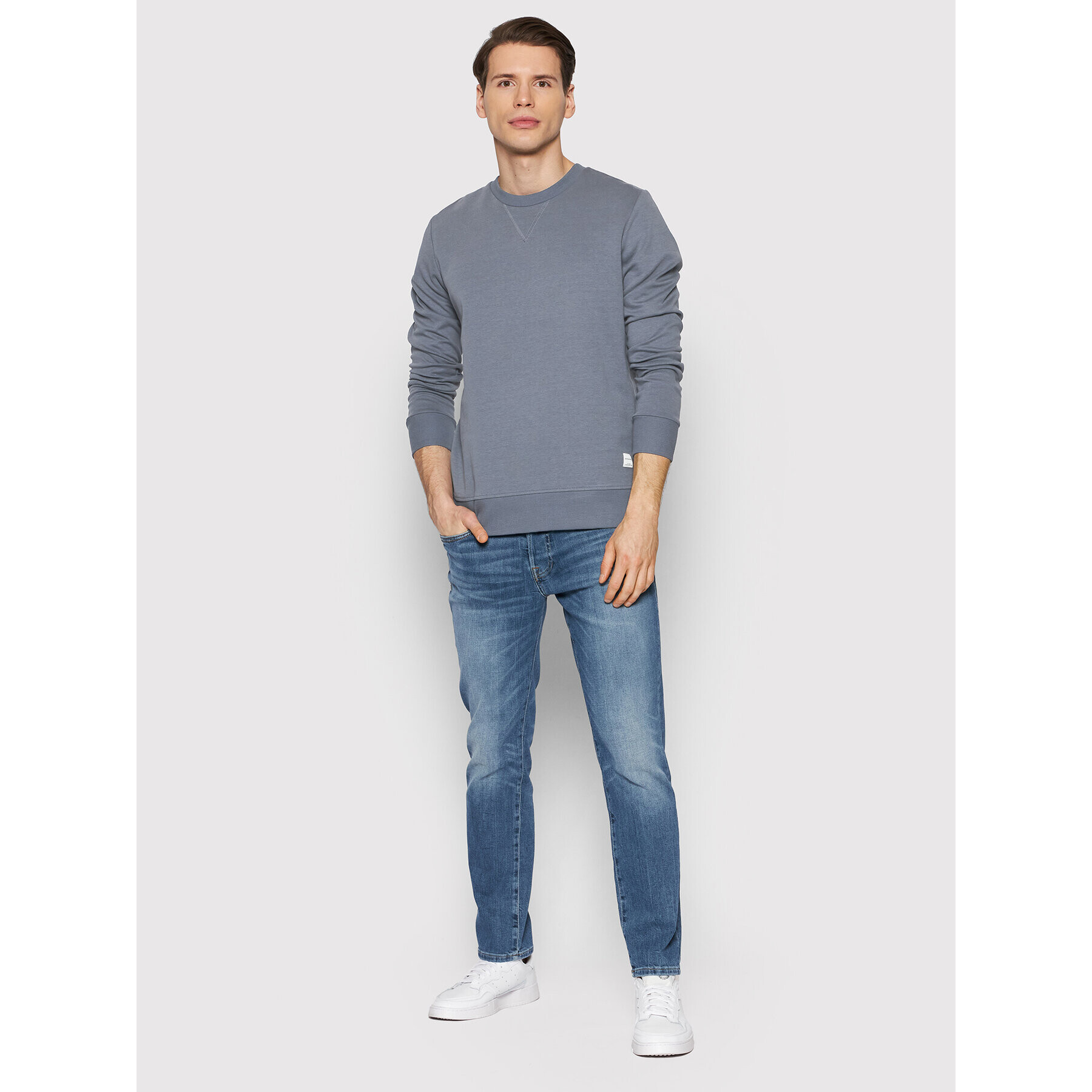 Jack&Jones Суитшърт Basic 12181903 Сив Regular Fit - Pepit.bg