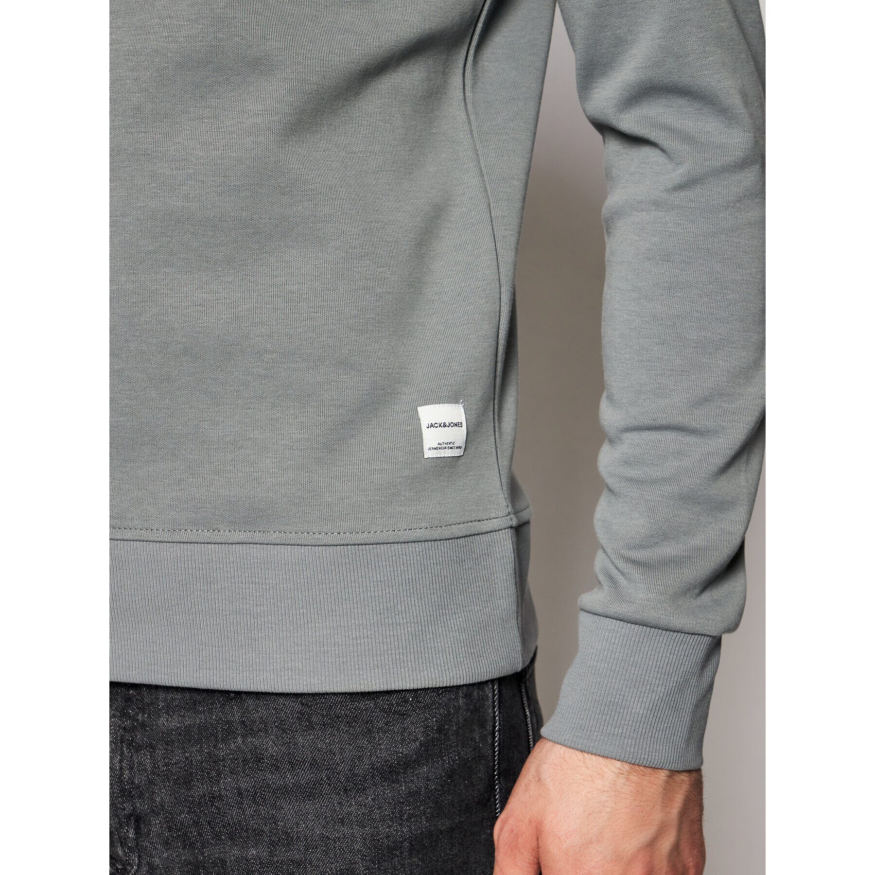 Jack&Jones Суитшърт Basic 12181903 Сив Regular Fit - Pepit.bg