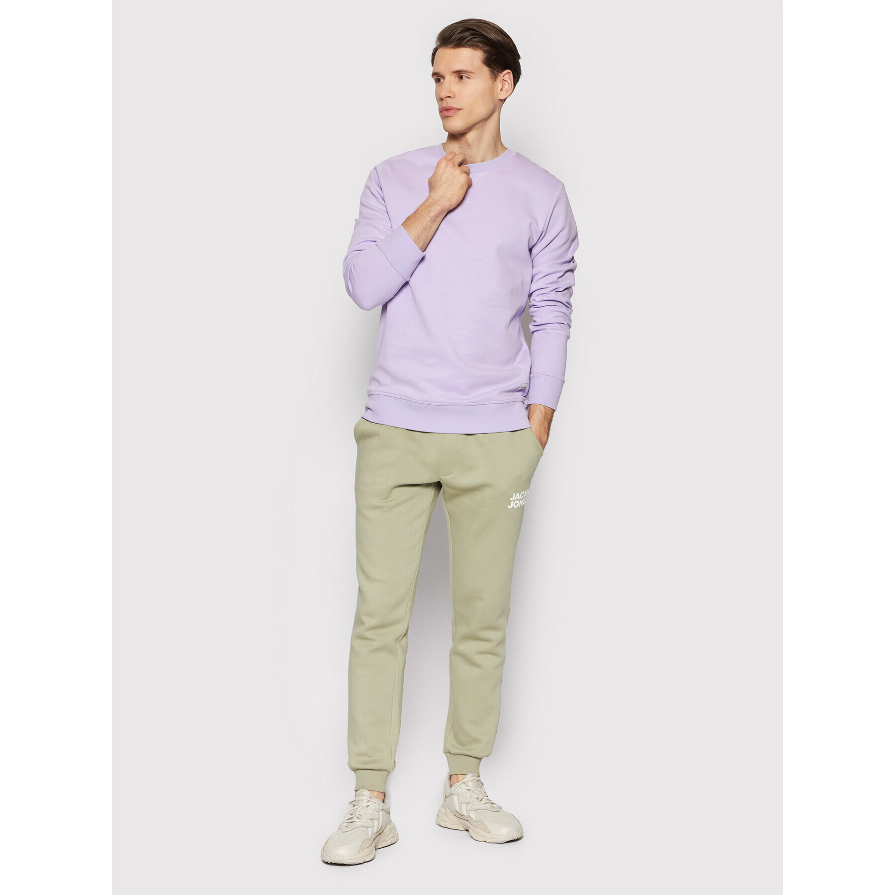 Jack&Jones Суитшърт Basic 12181903 Виолетов Regular Fit - Pepit.bg