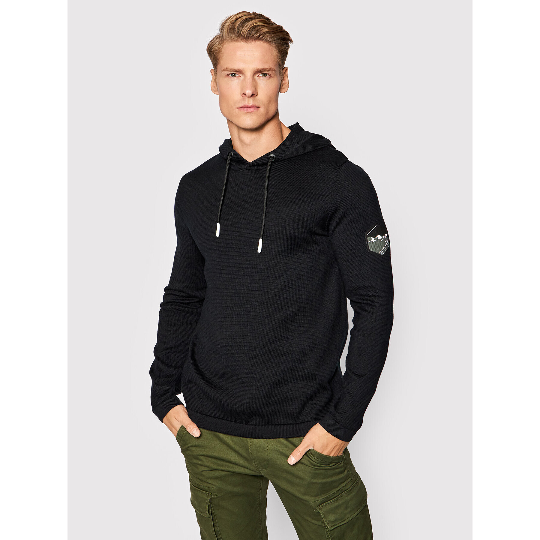 Jack&Jones Суитшърт Bilo 12192808 Черен Regular Fit - Pepit.bg