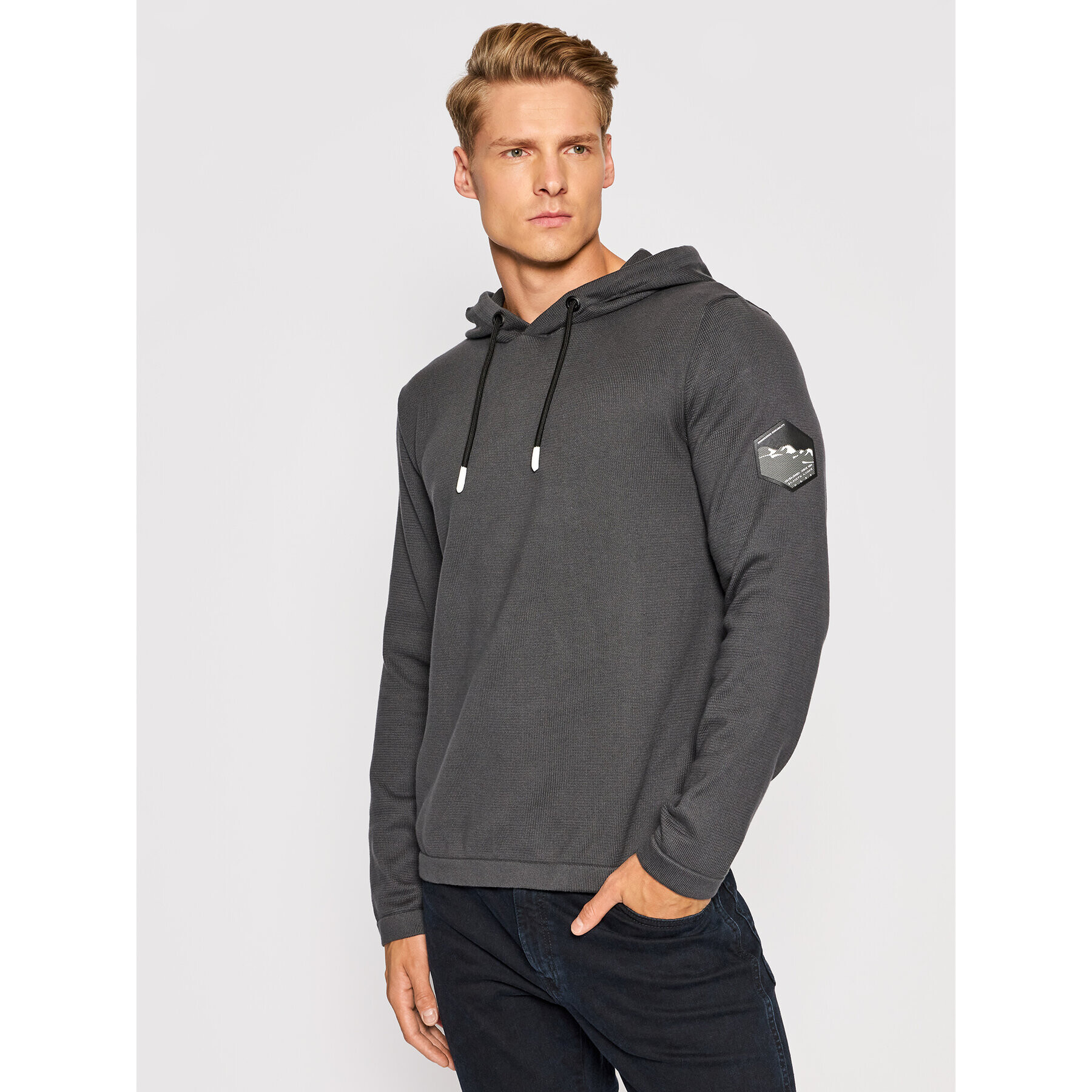 Jack&Jones Суитшърт Bilo 12192808 Сив Regular Fit - Pepit.bg