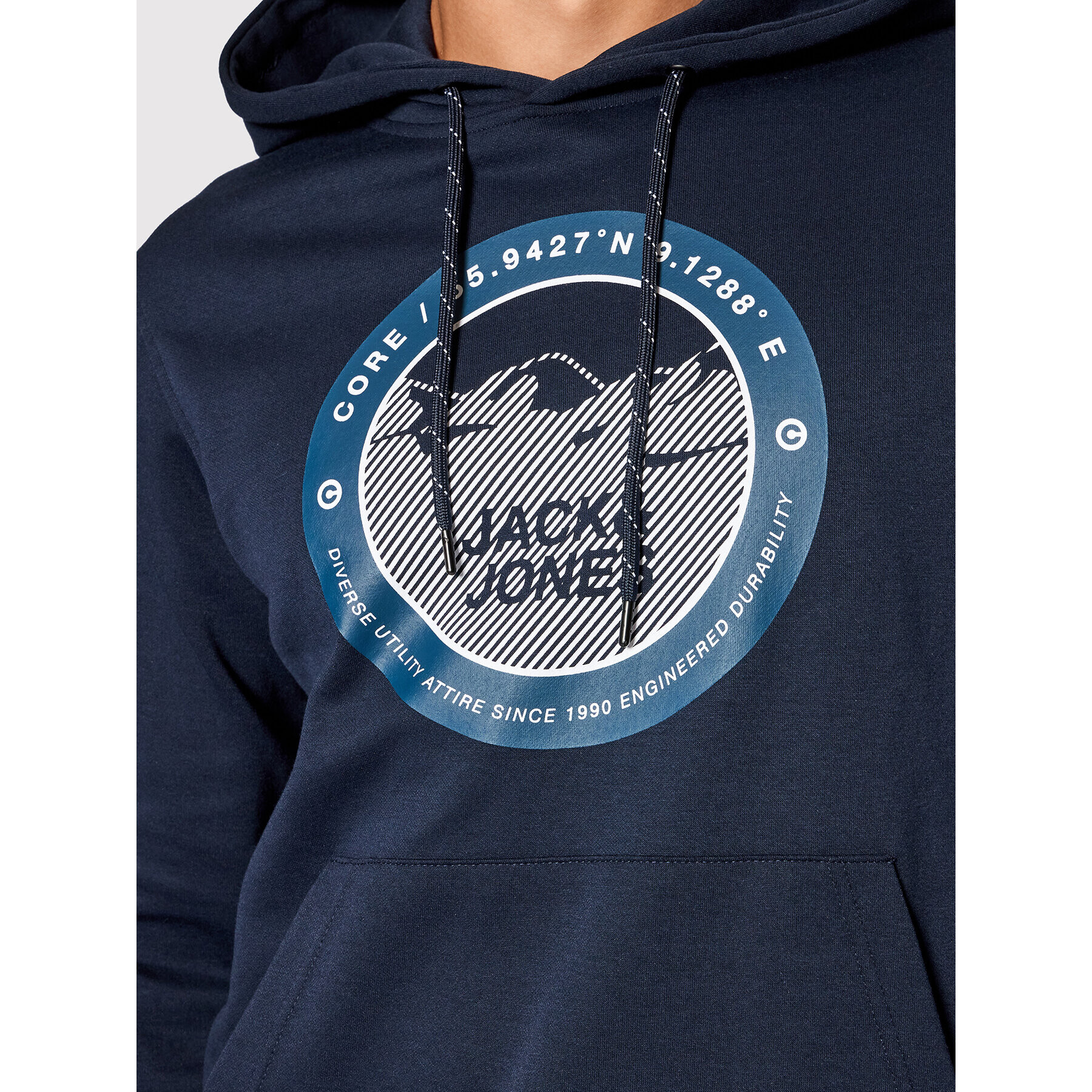 Jack&Jones Суитшърт Bilo 12192931 Тъмносин Regular Fit - Pepit.bg