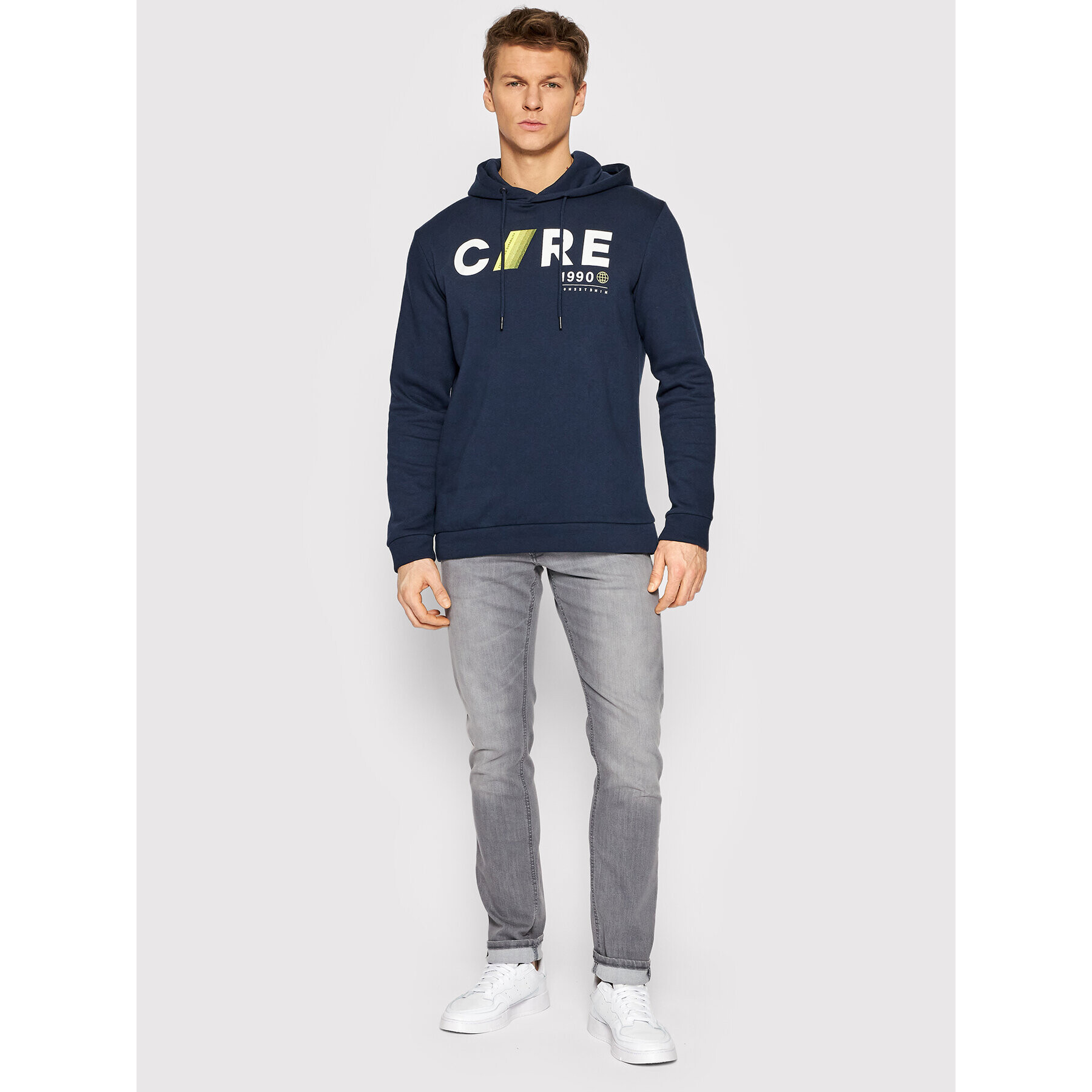 Jack&Jones Суитшърт Booster 12209303 Тъмносин Regular Fit - Pepit.bg