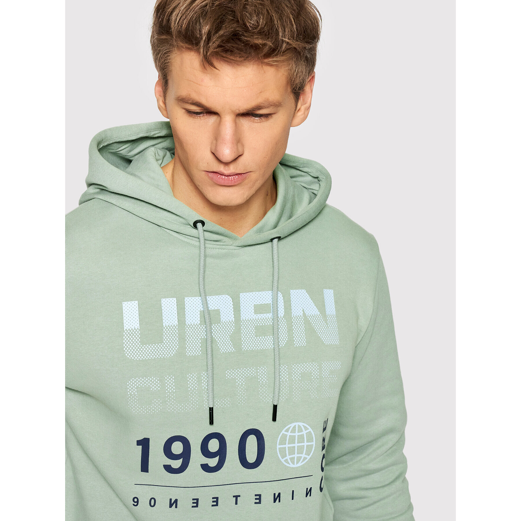 Jack&Jones Суитшърт Booster 12209303 Зелен Regular Fit - Pepit.bg