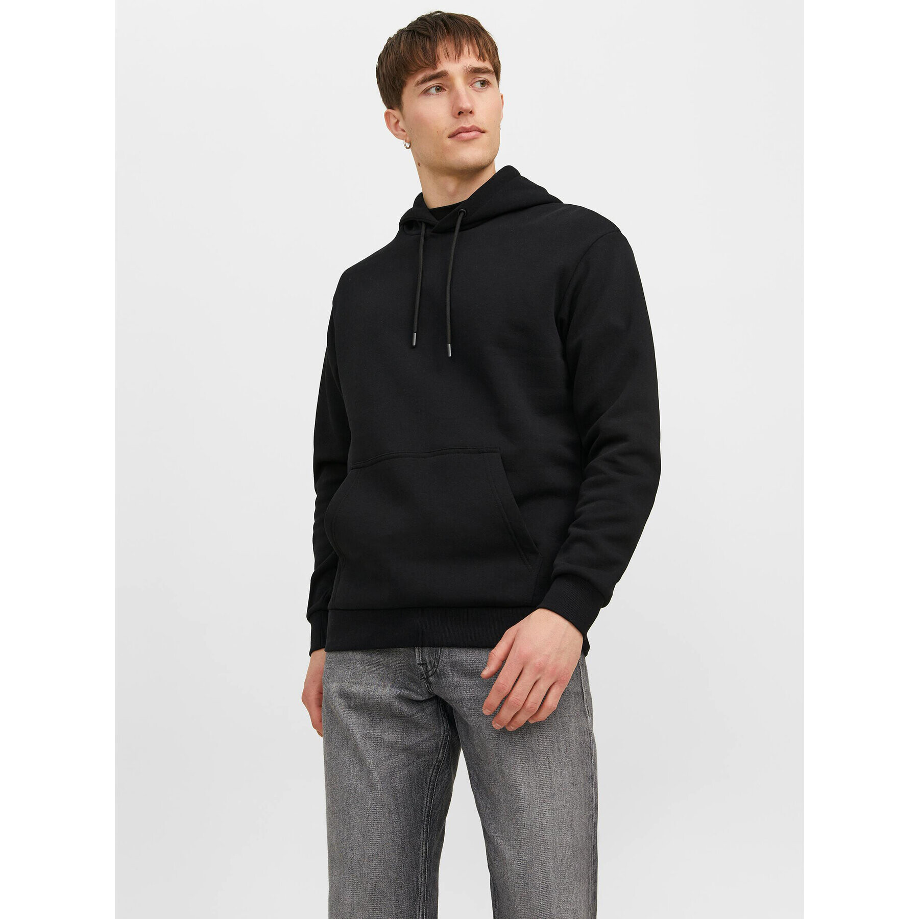 Jack&Jones Суитшърт Bradley 12249340 Черен Relaxed Fit - Pepit.bg