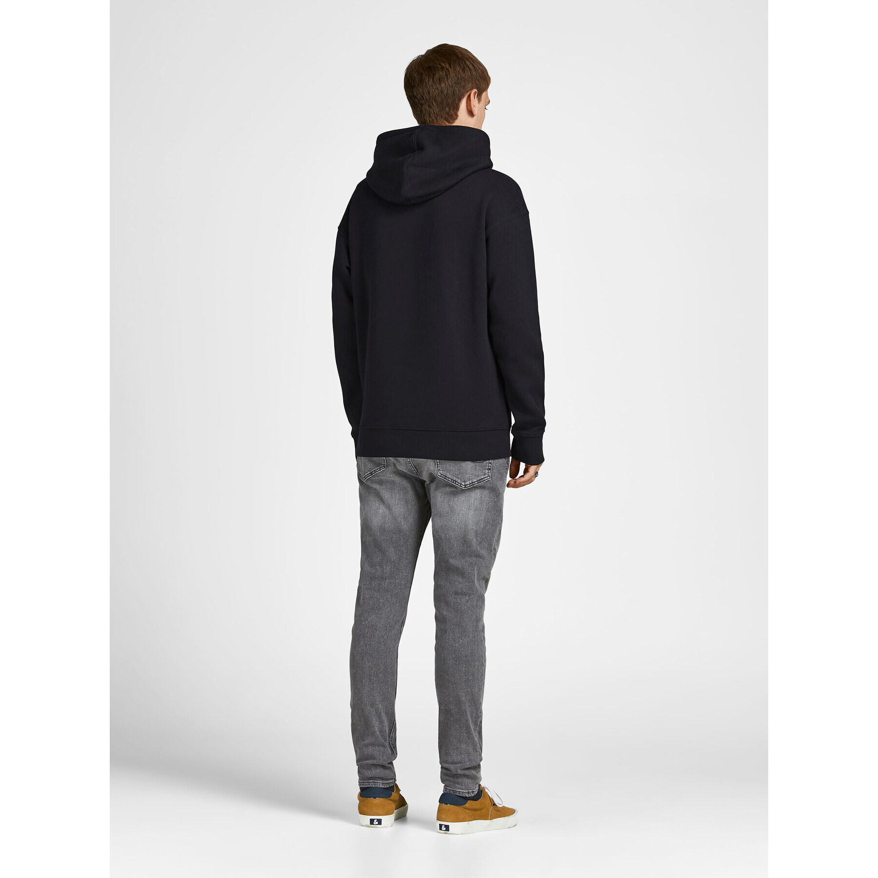 Jack&Jones Суитшърт Bradley 12249340 Черен Relaxed Fit - Pepit.bg