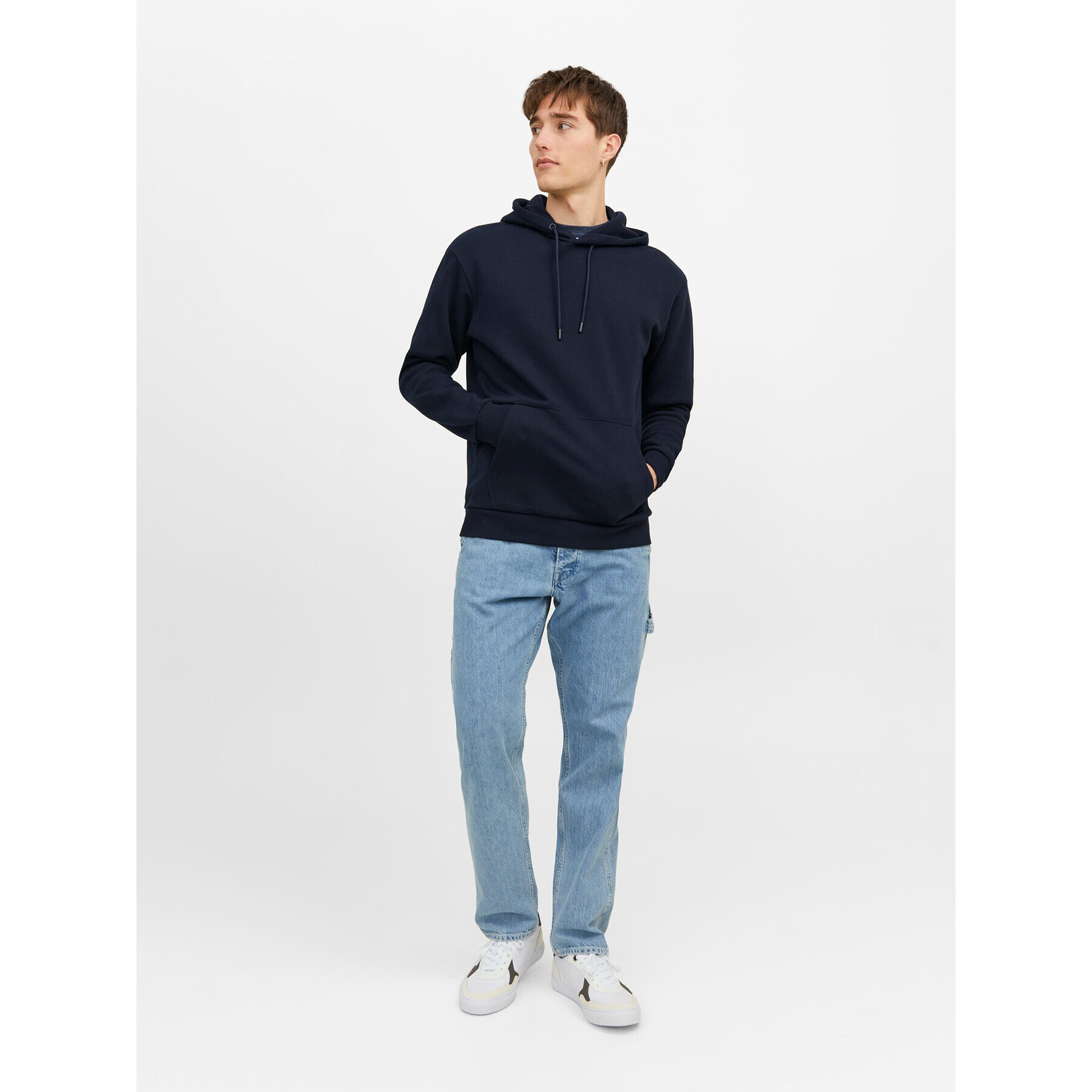 Jack&Jones Суитшърт Bradley 12249340 Тъмносин Relaxed Fit - Pepit.bg