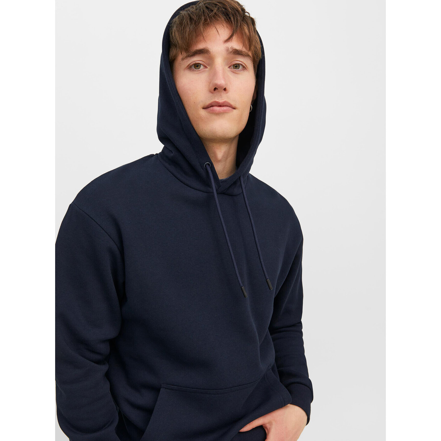 Jack&Jones Суитшърт Bradley 12249340 Тъмносин Relaxed Fit - Pepit.bg