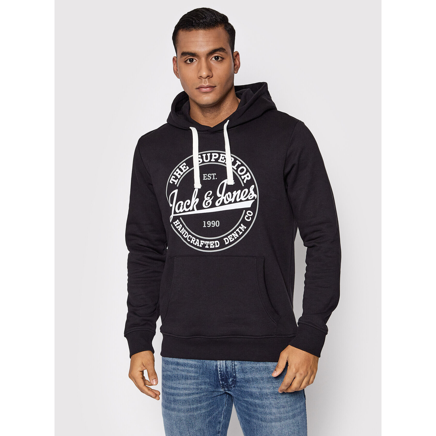 Jack&Jones Суитшърт Brat 12201406 Черен Regular Fit - Pepit.bg