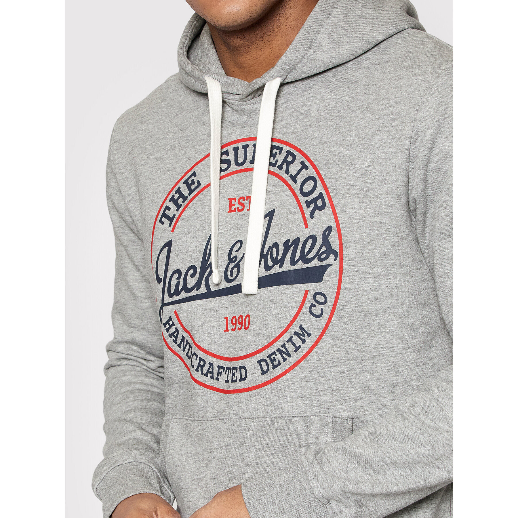 Jack&Jones Суитшърт Brat 12201406 Сив Regular Fit - Pepit.bg