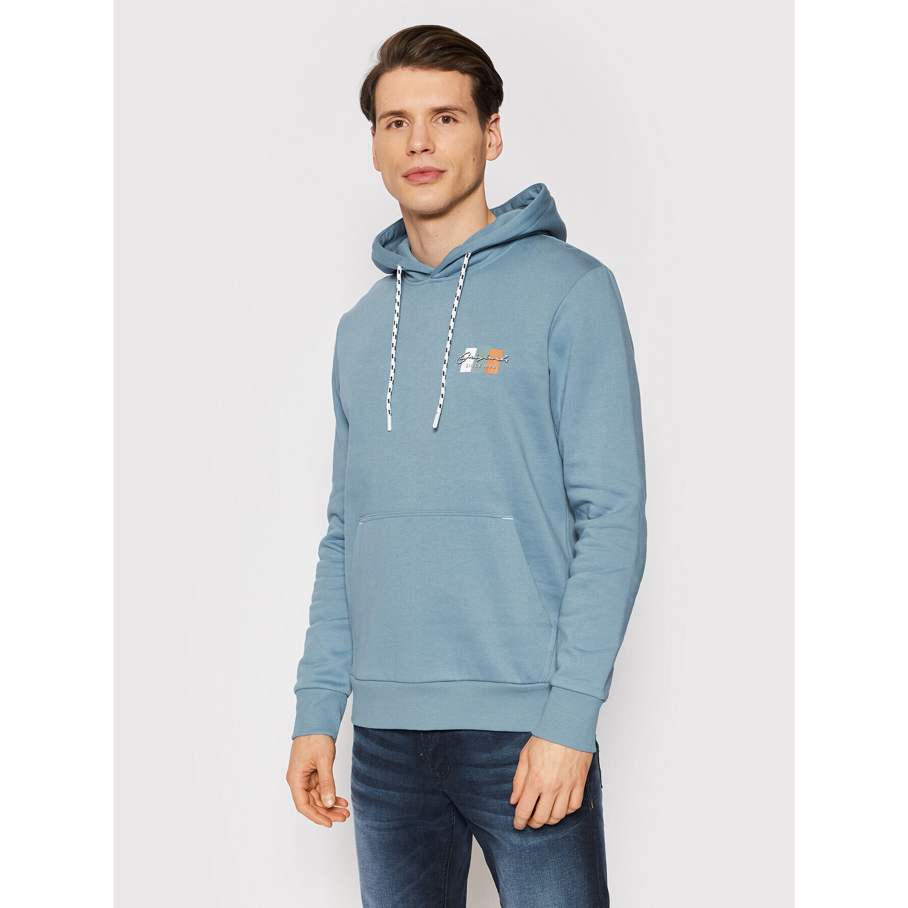 Jack&Jones Суитшърт Bright 12198237 Син Regular Fit - Pepit.bg