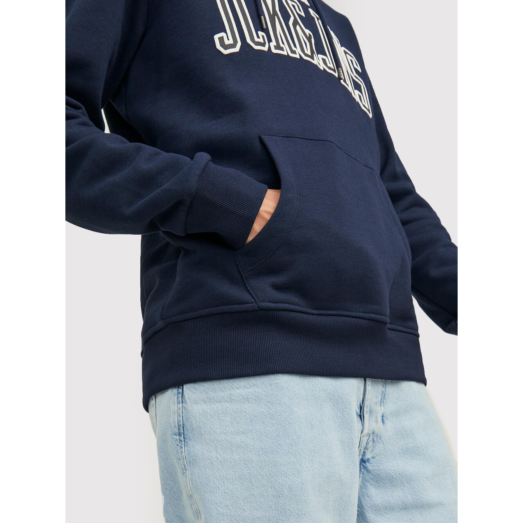 Jack&Jones Суитшърт Cemb 12211457 Тъмносин Regular Fit - Pepit.bg