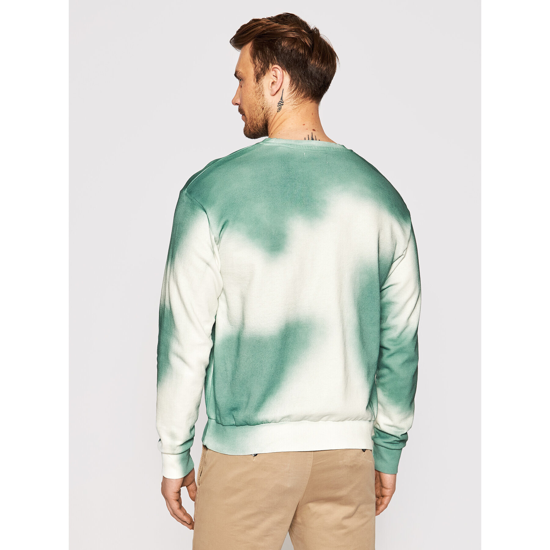 Jack&Jones Суитшърт Chulu 12195330 Зелен Oversize - Pepit.bg