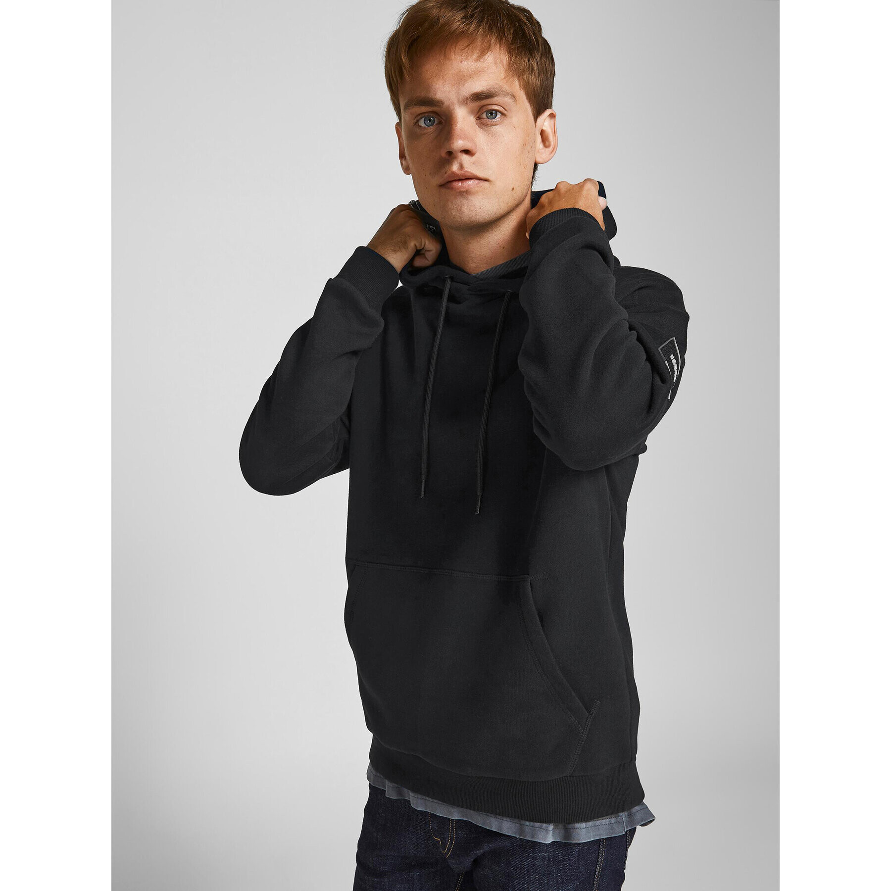 Jack&Jones Суитшърт Classic 12193489 Черен Relaxed Fit - Pepit.bg