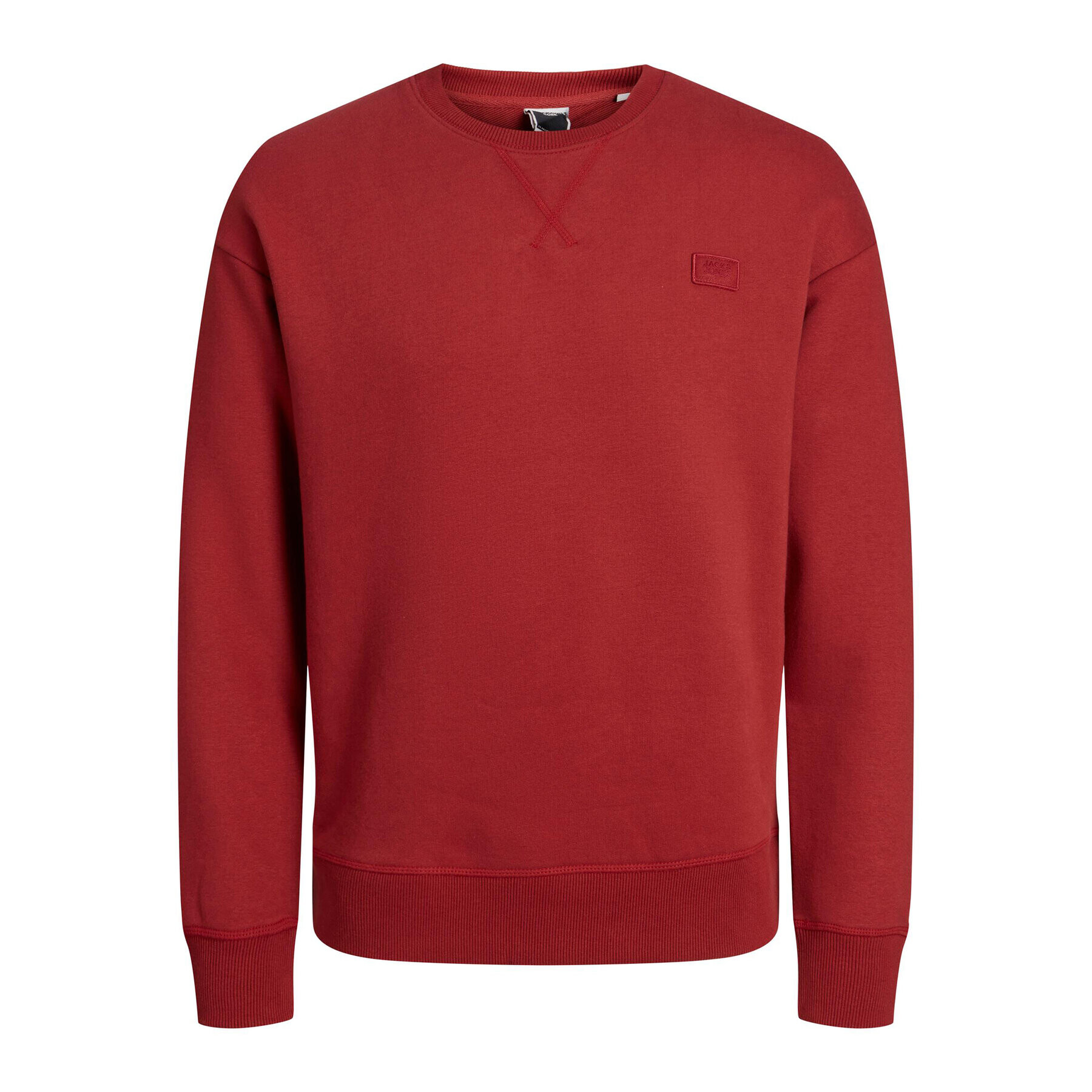 Jack&Jones Суитшърт Classic 12240188 Червен Relaxed Fit - Pepit.bg