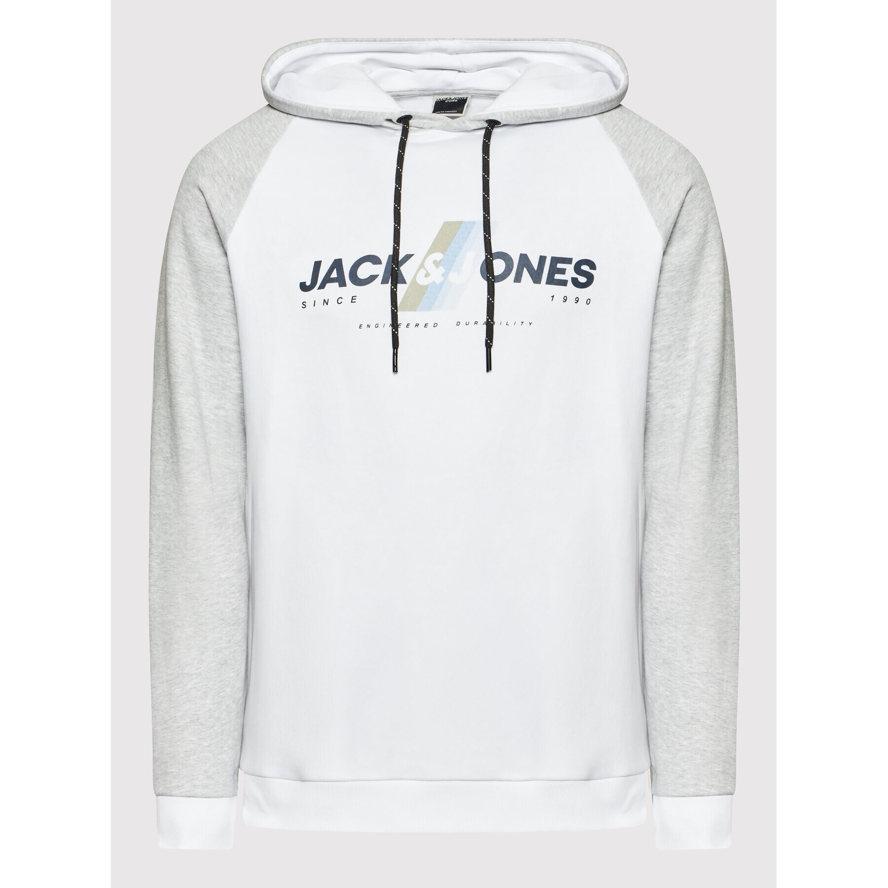 Jack&Jones Суитшърт Connor 12205393 Бял Regular Fit - Pepit.bg