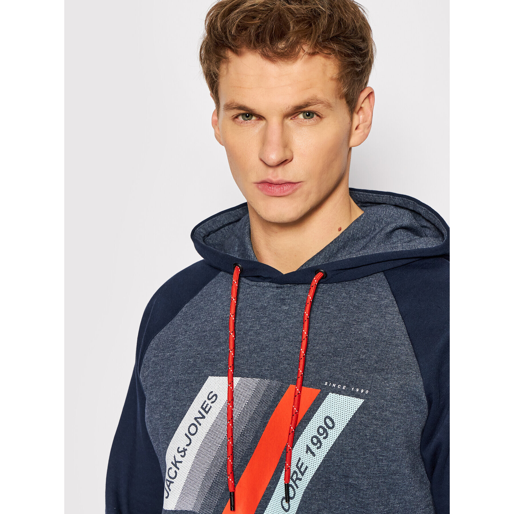 Jack&Jones Суитшърт Connor 12205393 Тъмносин Regular Fit - Pepit.bg