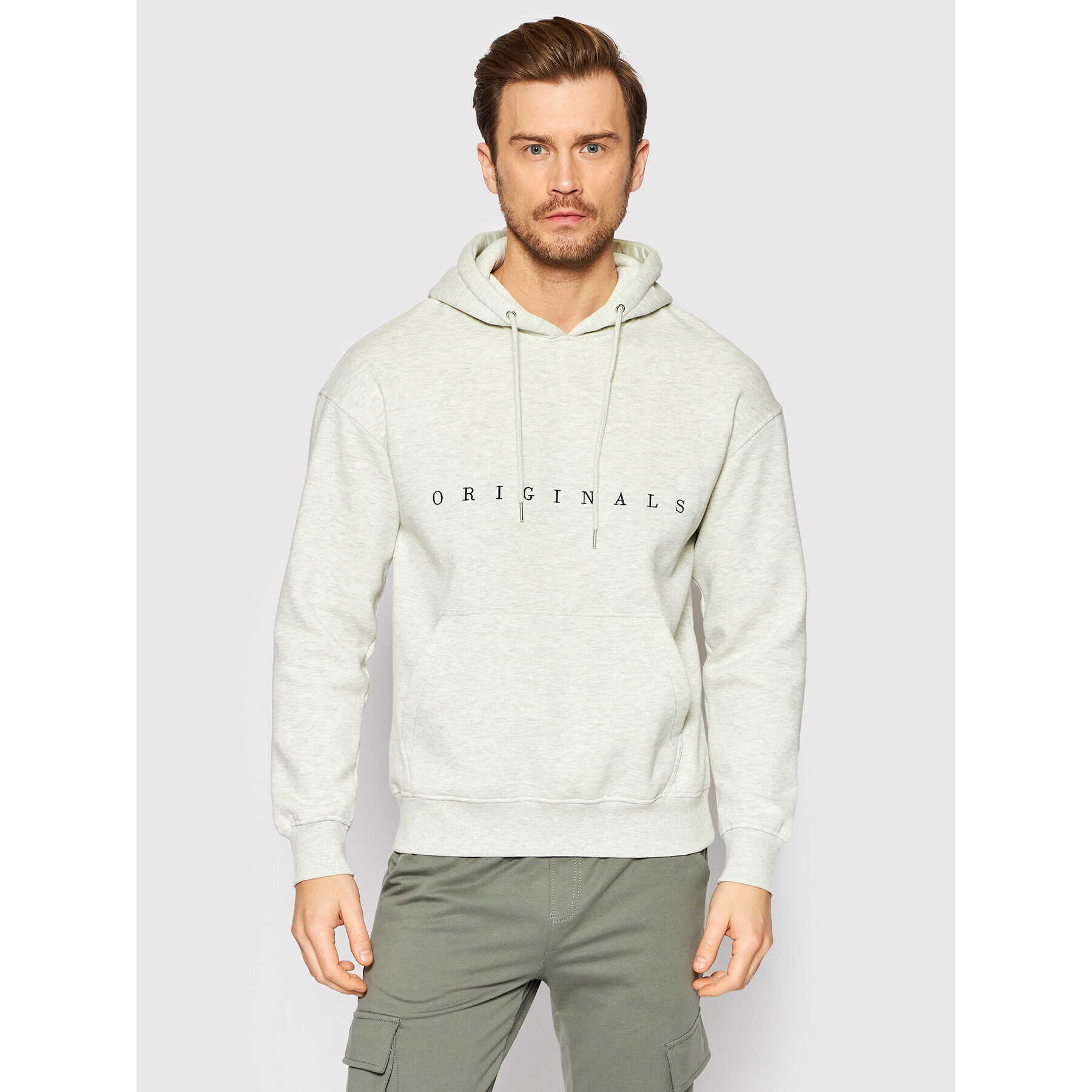 Jack&Jones Суитшърт Copenhagen 12176864 Сив Relaxed Fit - Pepit.bg