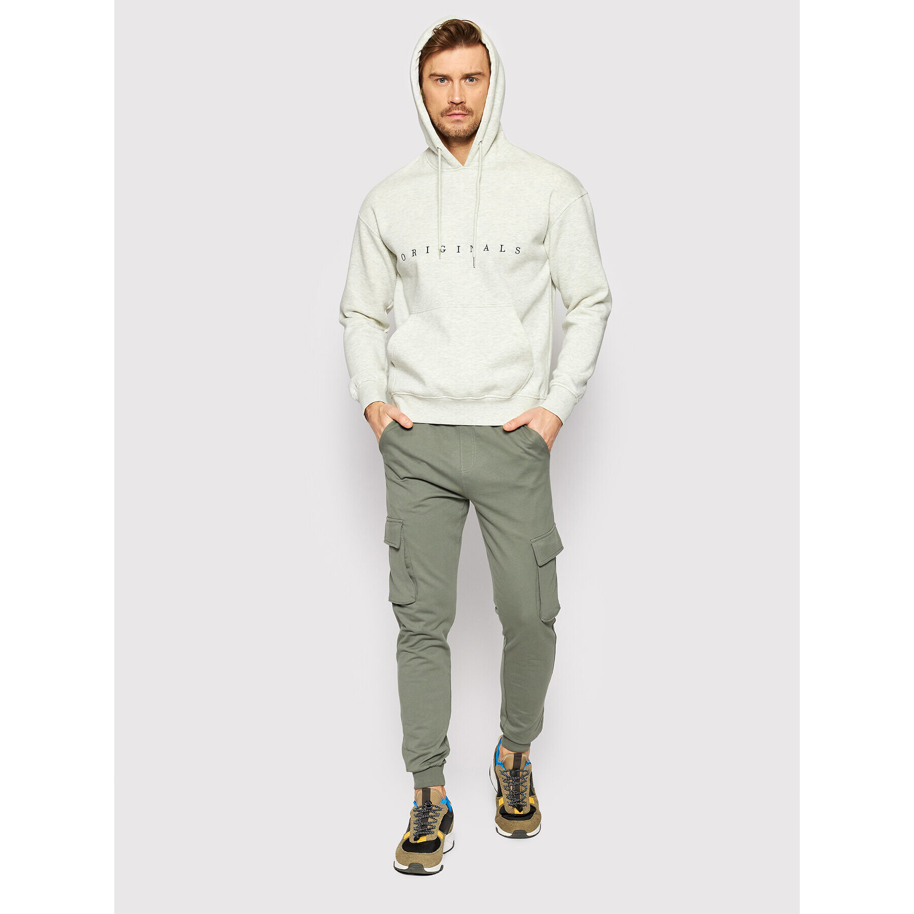 Jack&Jones Суитшърт Copenhagen 12176864 Сив Relaxed Fit - Pepit.bg