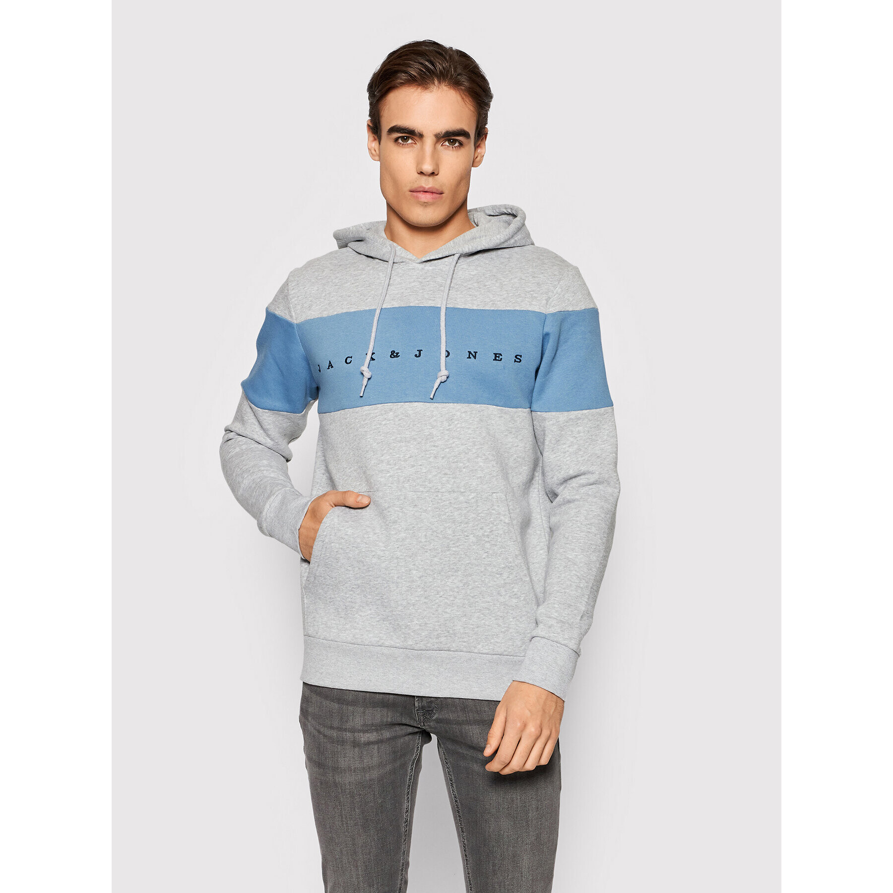 Jack&Jones Суитшърт Copenhagen 12198477 Сив Regular Fit - Pepit.bg