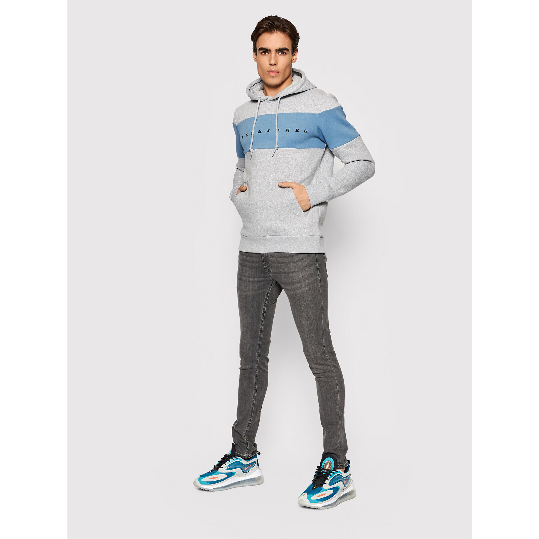 Jack&Jones Суитшърт Copenhagen 12198477 Сив Regular Fit - Pepit.bg