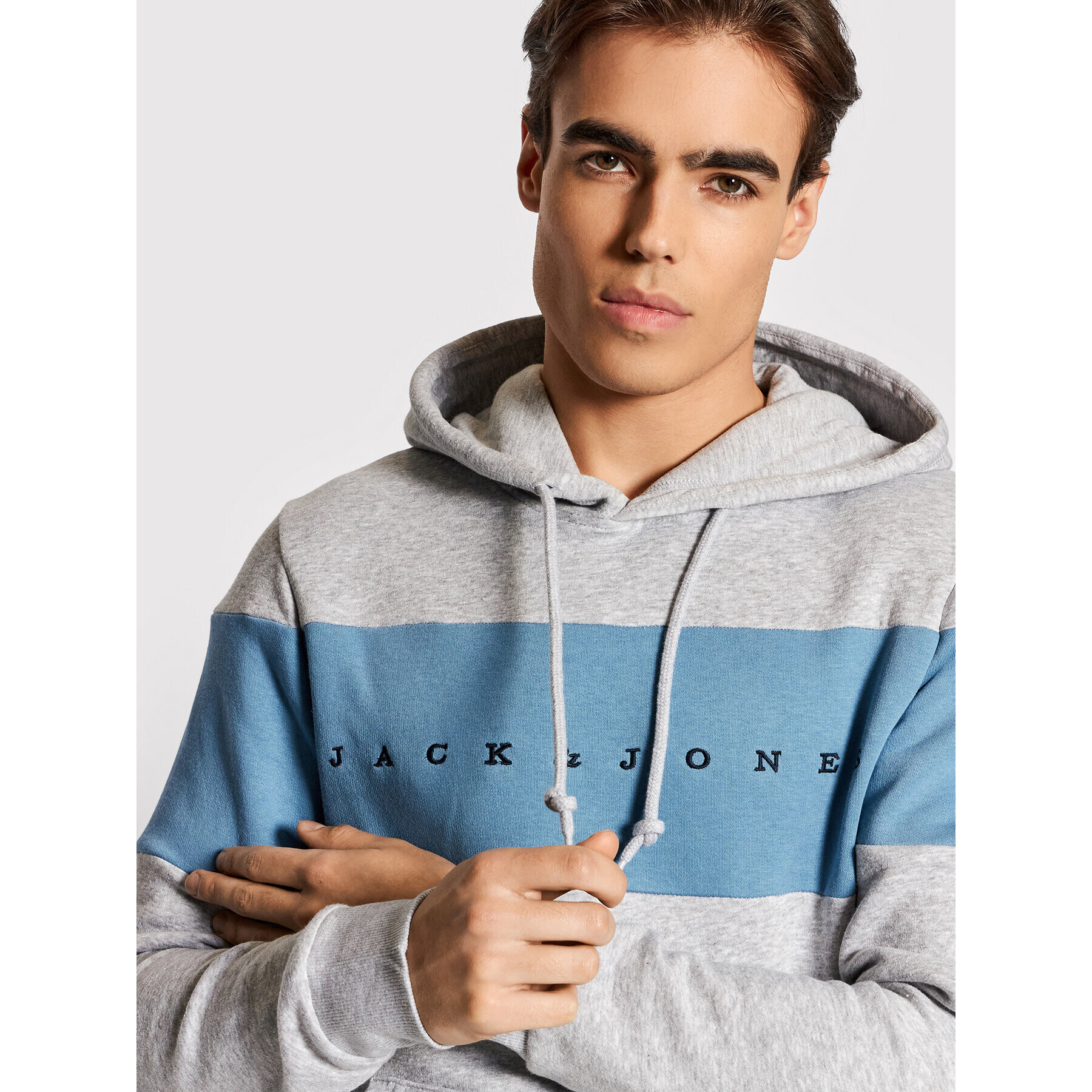 Jack&Jones Суитшърт Copenhagen 12198477 Сив Regular Fit - Pepit.bg