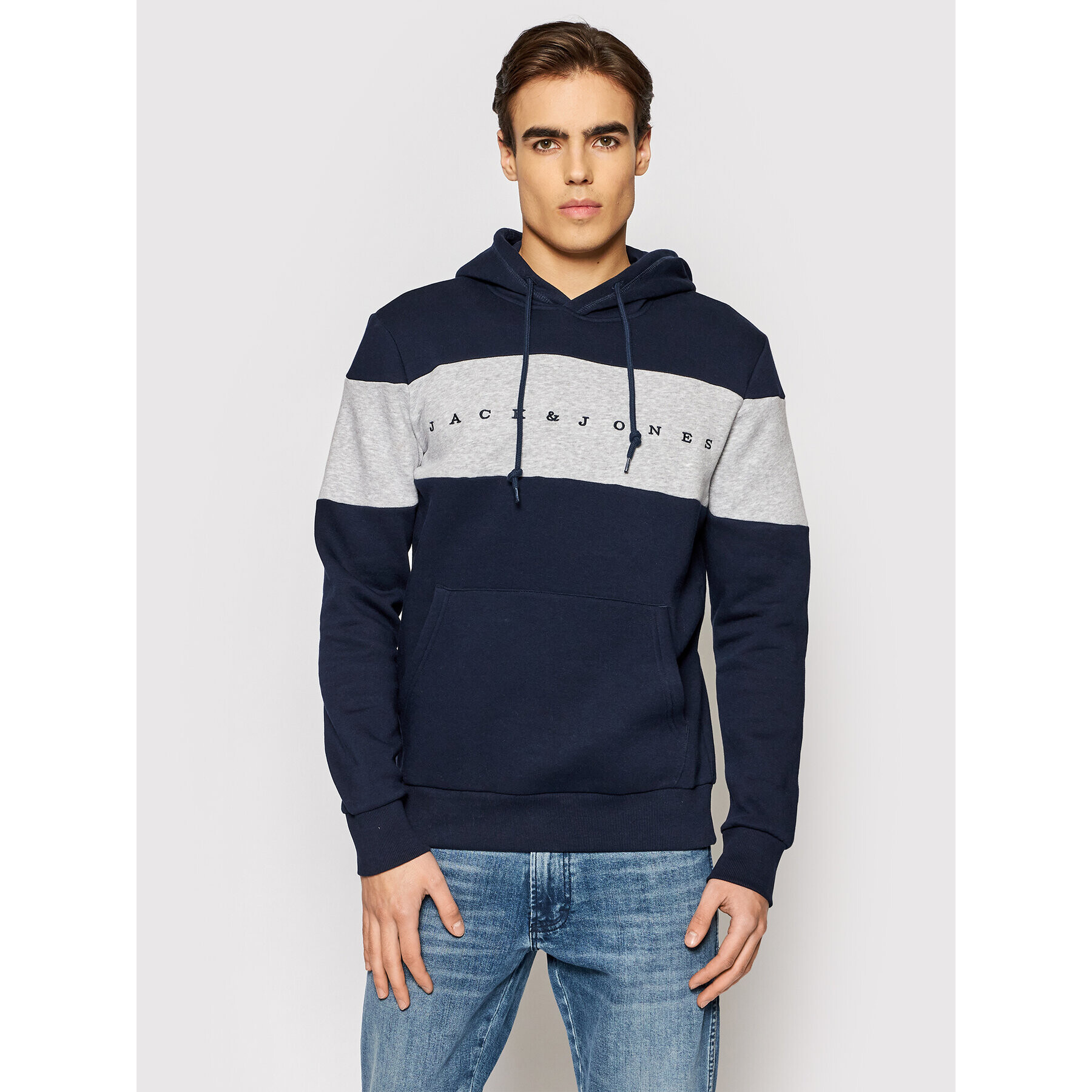 Jack&Jones Суитшърт Copenhagen 12198477 Тъмносин Regular Fit - Pepit.bg