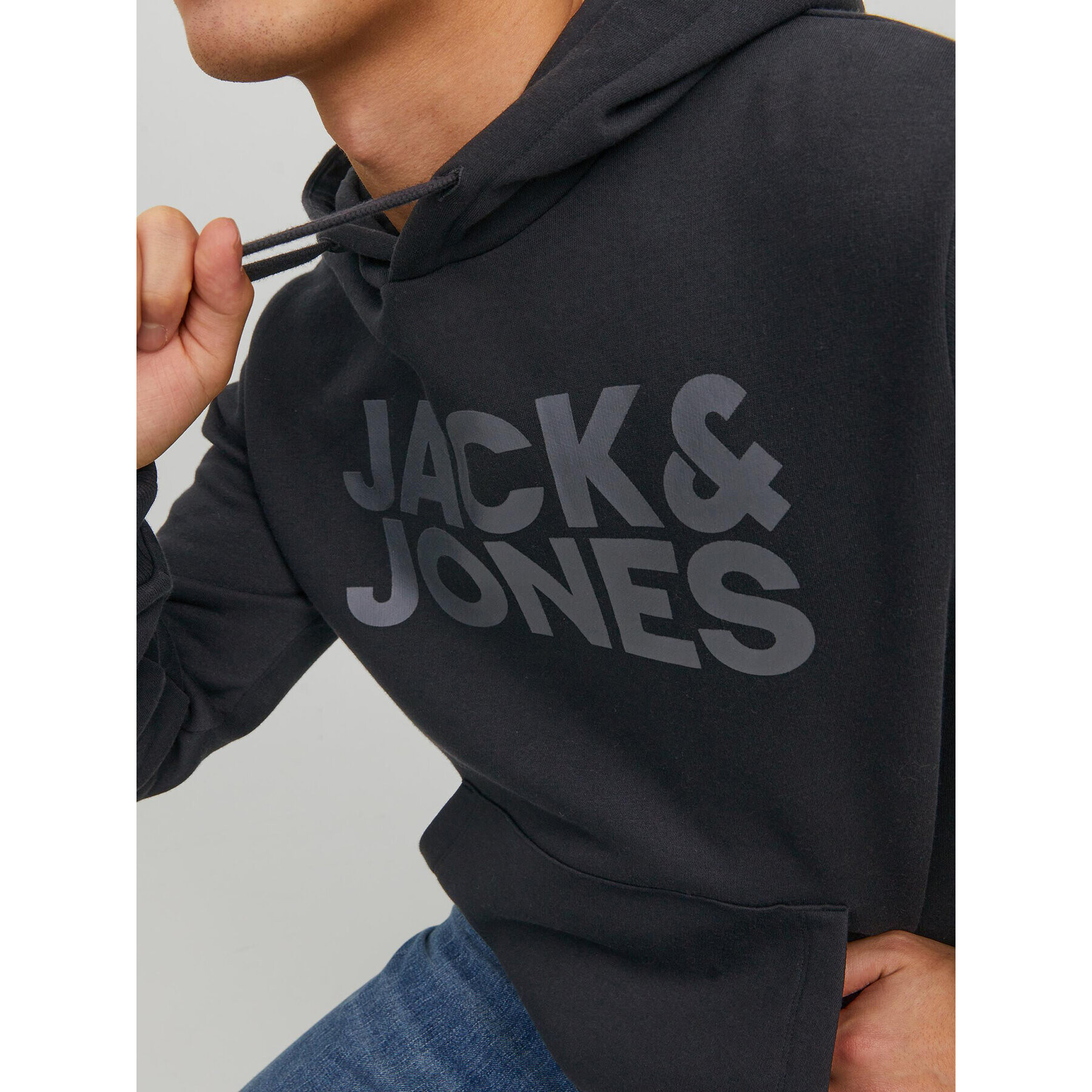 Jack&Jones Суитшърт Corp 12152840 Черен Standard Fit - Pepit.bg