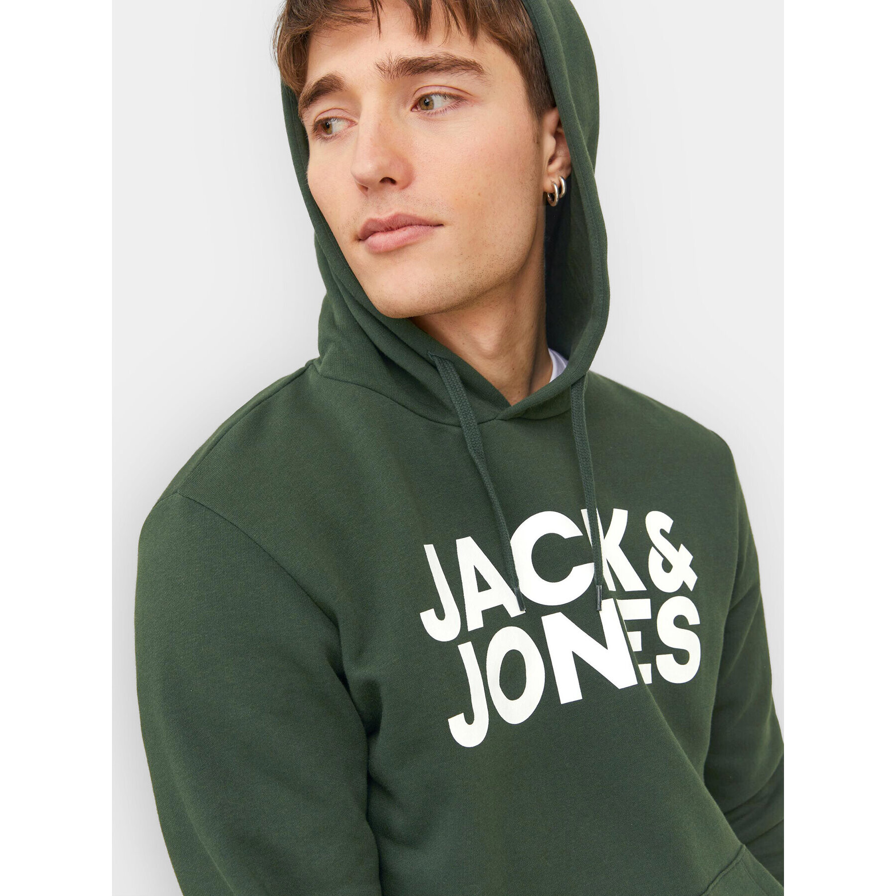 Jack&Jones Суитшърт Corp 12152840 Зелен Standard Fit - Pepit.bg