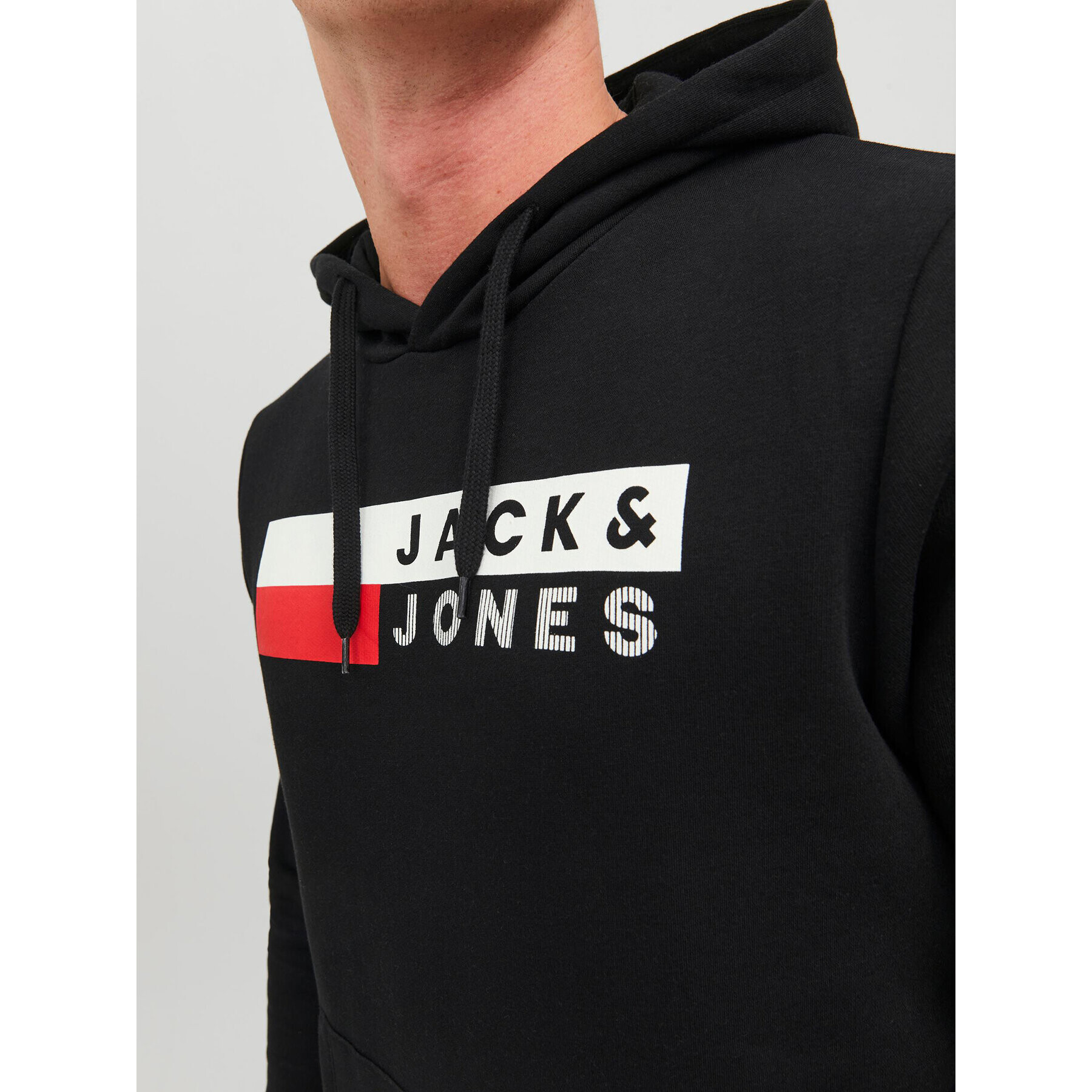 Jack&Jones Суитшърт Corp Logo 12152840 Черен Regular Fit - Pepit.bg