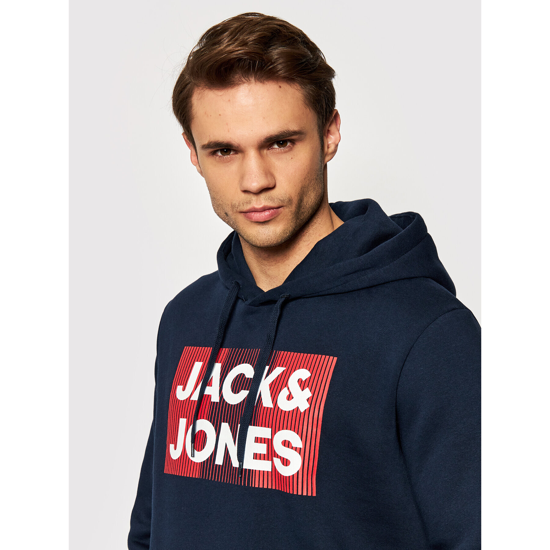 Jack&Jones Суитшърт Corp Logo 12152840 Тъмносин Regular Fit - Pepit.bg