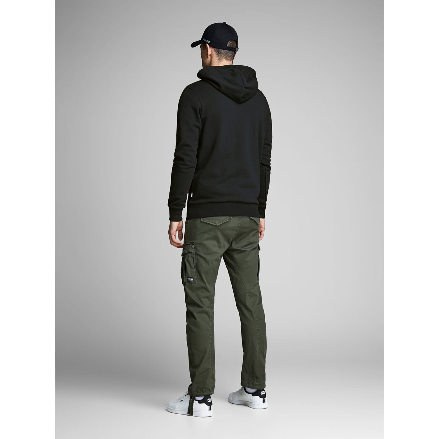 Jack&Jones Суитшърт Corp Old Logo 12137054 Черен Regular Fit - Pepit.bg