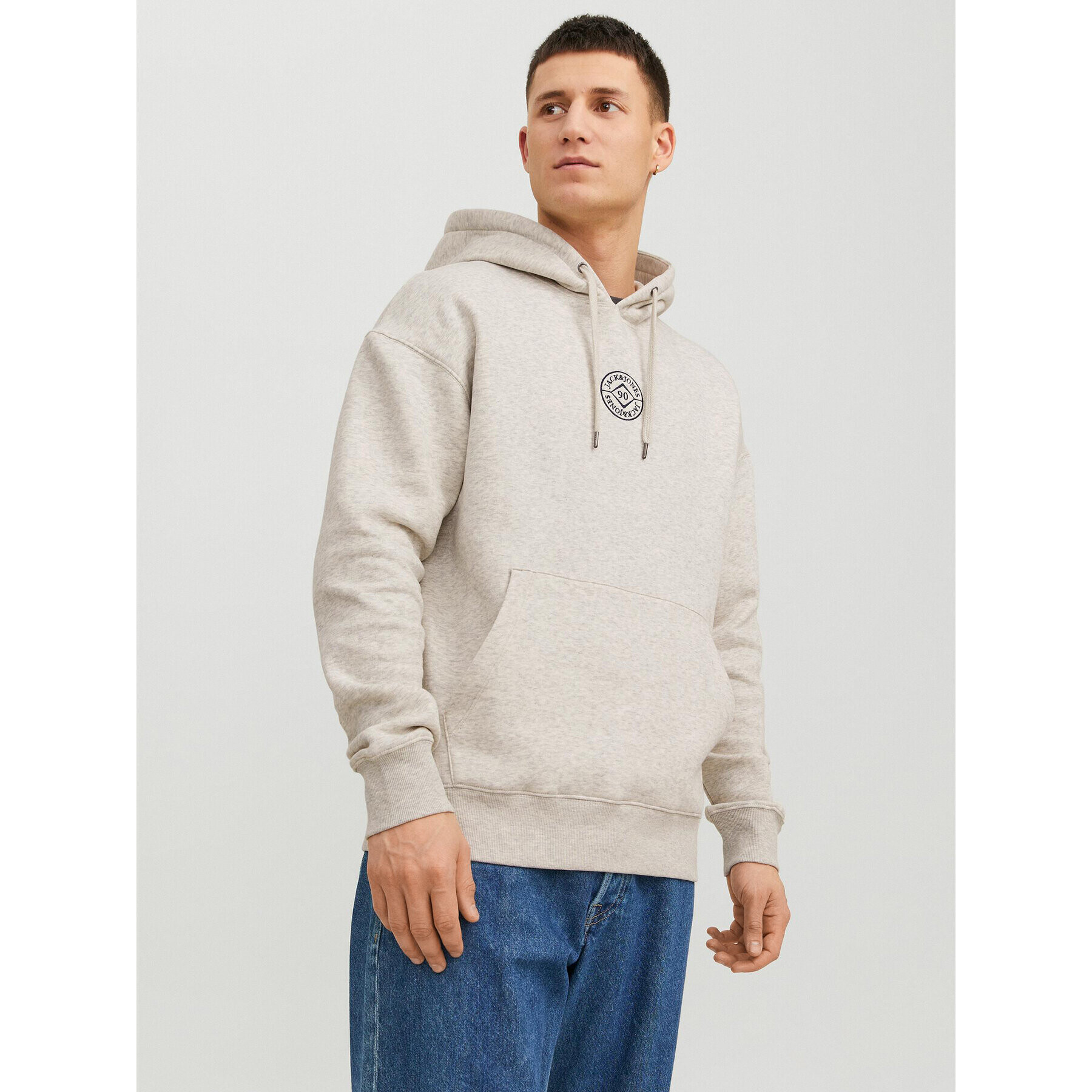 Jack&Jones Суитшърт Cosmo 12233979 Сив Relaxed Fit - Pepit.bg