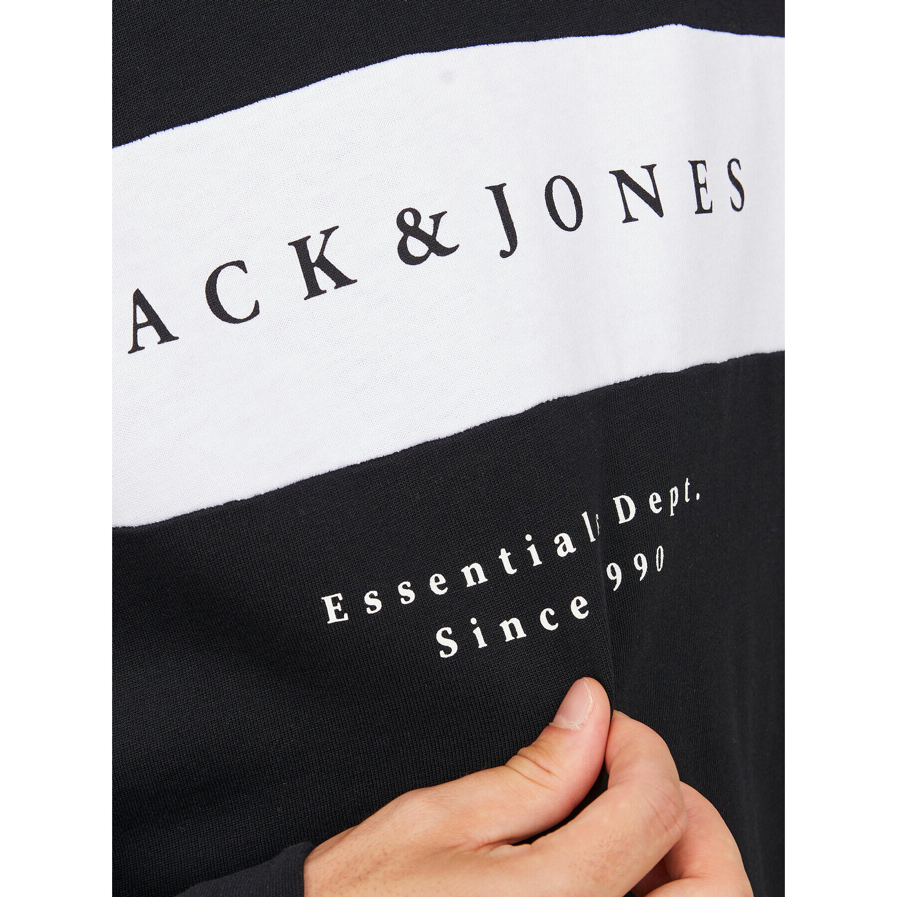 Jack&Jones Суитшърт Etimo 12249979 Черен Loose Fit - Pepit.bg