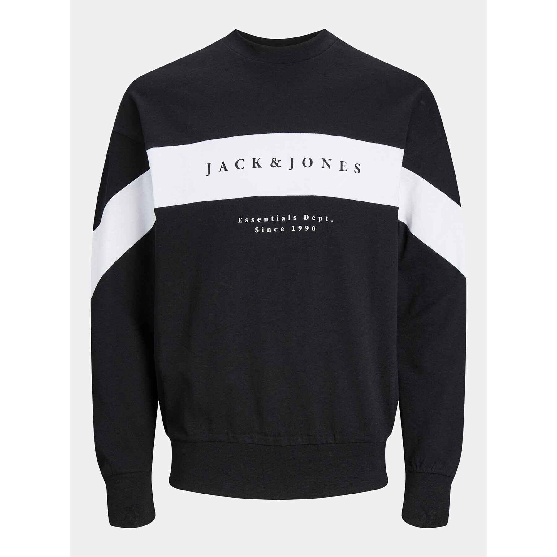 Jack&Jones Суитшърт Etimo 12249979 Черен Loose Fit - Pepit.bg