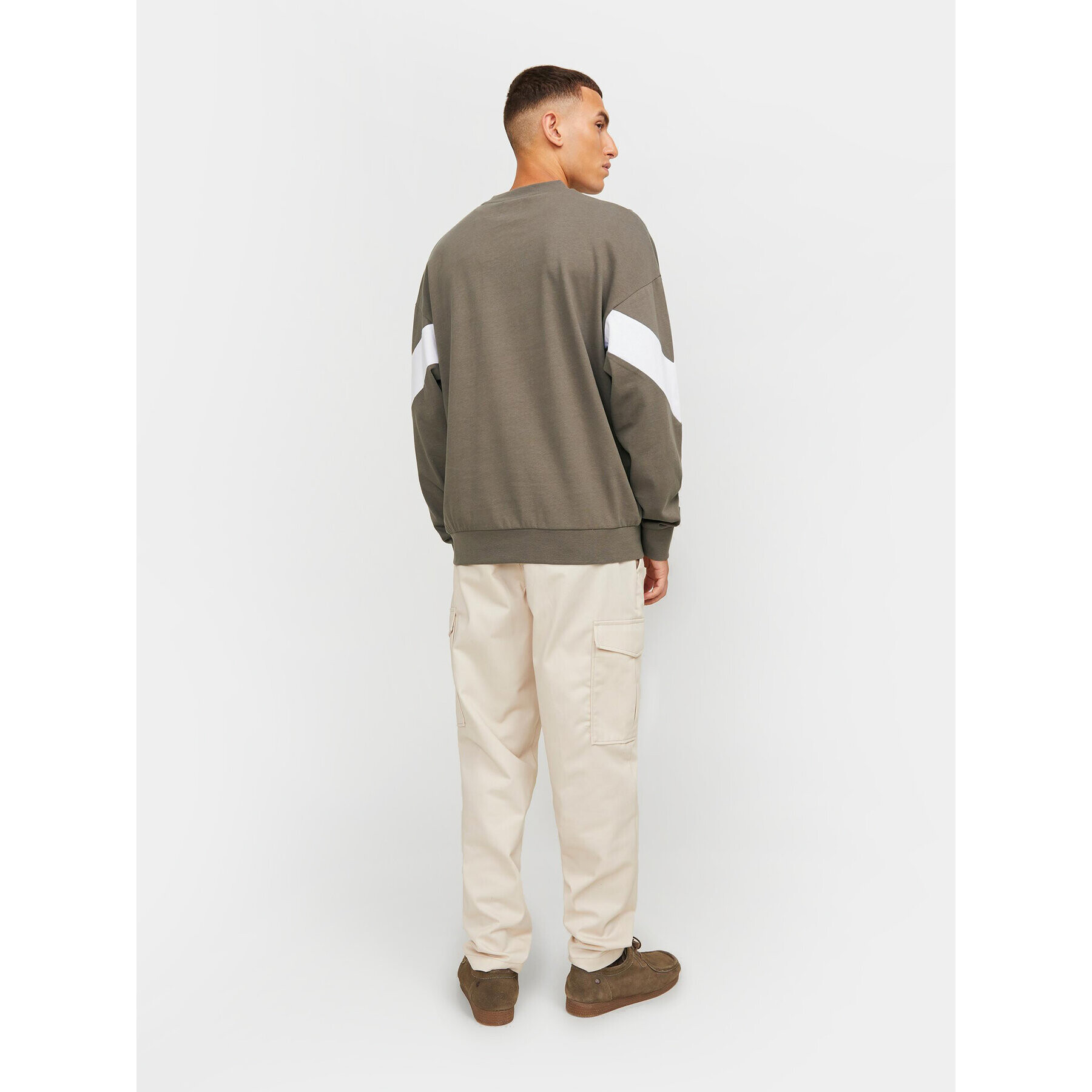 Jack&Jones Суитшърт Etimo 12249979 Зелен Loose Fit - Pepit.bg