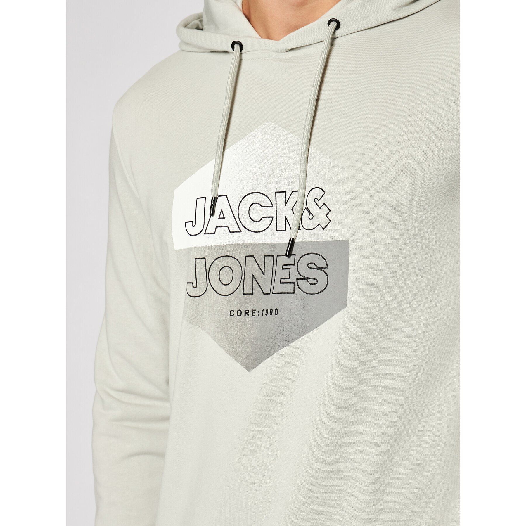 Jack&Jones Суитшърт Fading 12191999 Сив Regular Fit - Pepit.bg