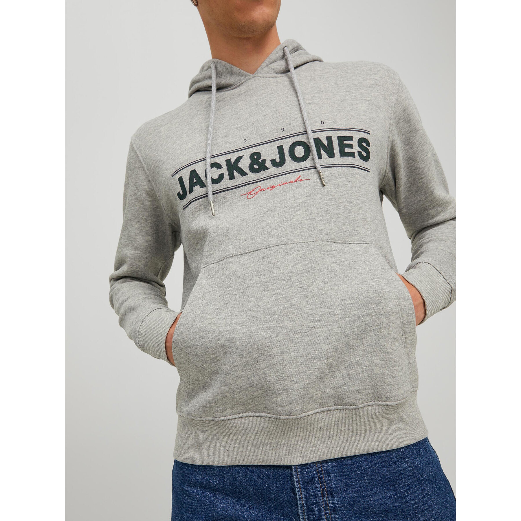Jack&Jones Суитшърт Friday 12220537 Сив Regular Fit - Pepit.bg