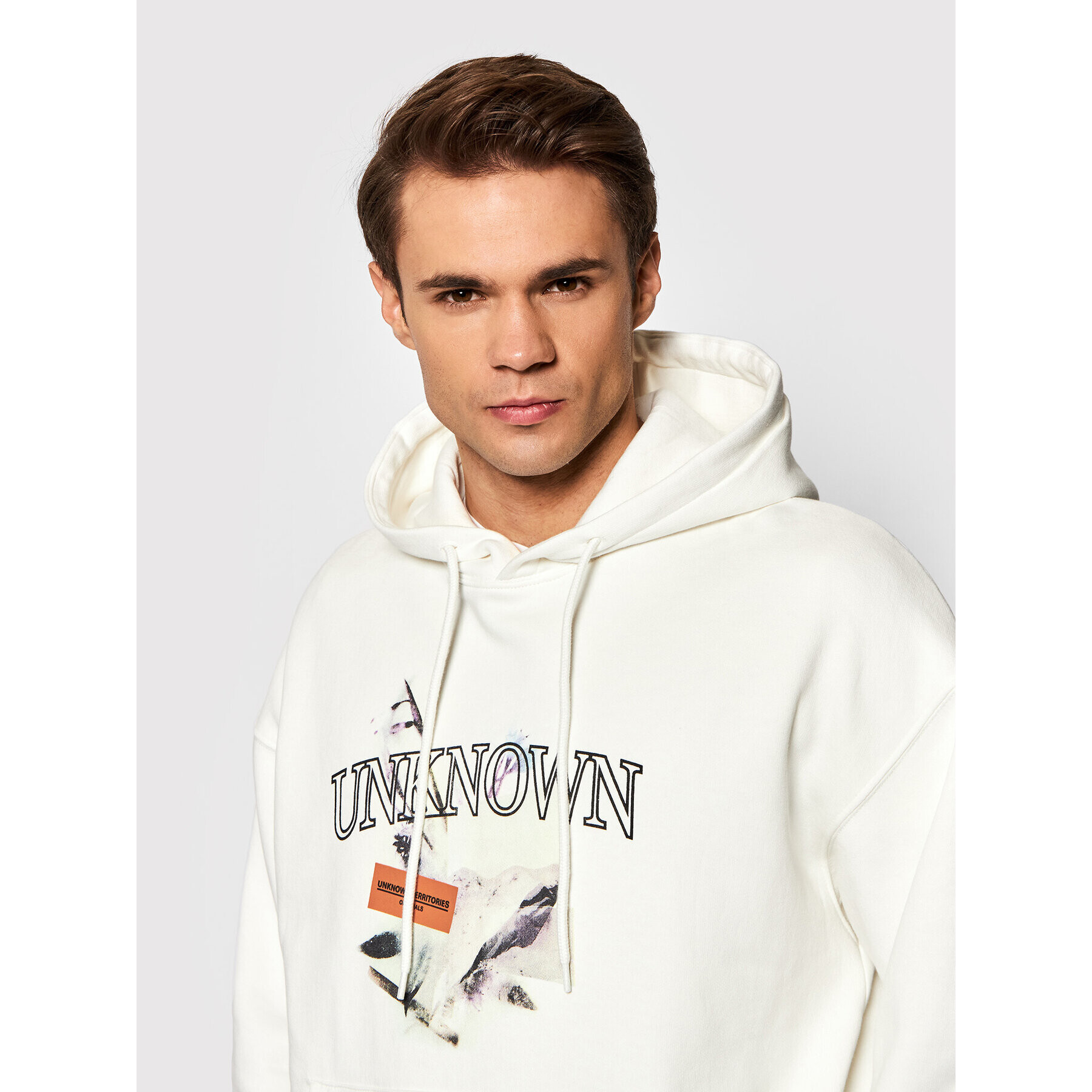 Jack&Jones Суитшърт Heritage 12198181 Бял Regular Fit - Pepit.bg