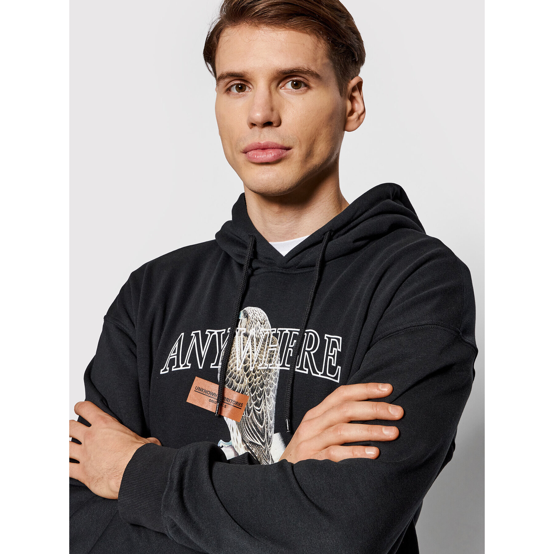 Jack&Jones Суитшърт Heritage 12198181 Черен Loose Fit - Pepit.bg