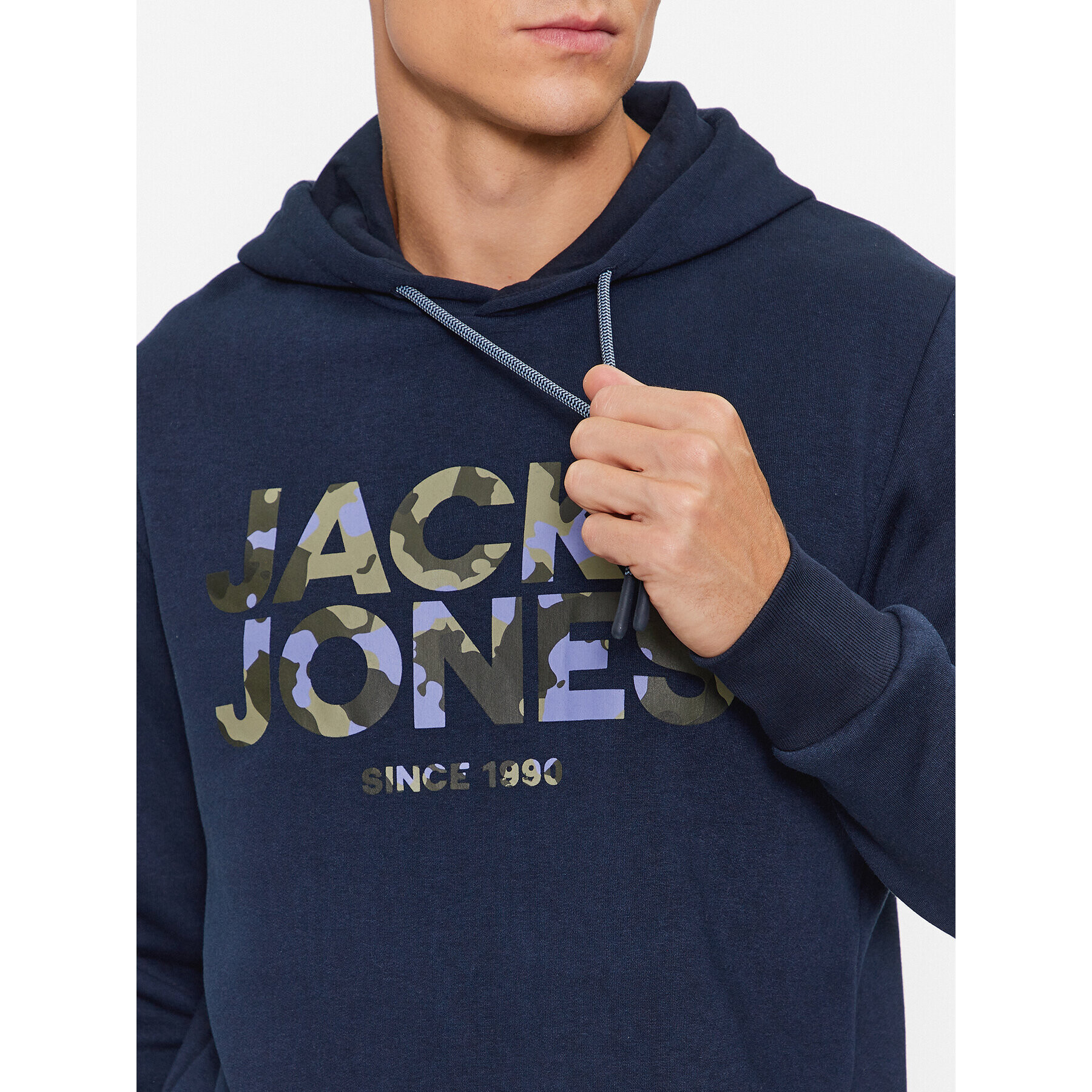 Jack&Jones Суитшърт James 12235338 Тъмносин Regular Fit - Pepit.bg