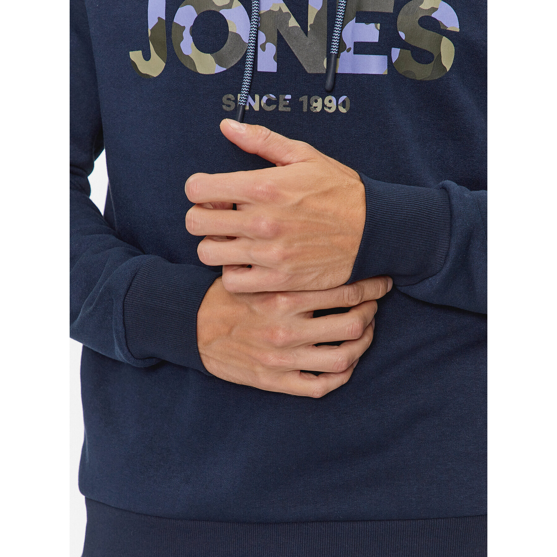 Jack&Jones Суитшърт James 12235338 Тъмносин Regular Fit - Pepit.bg