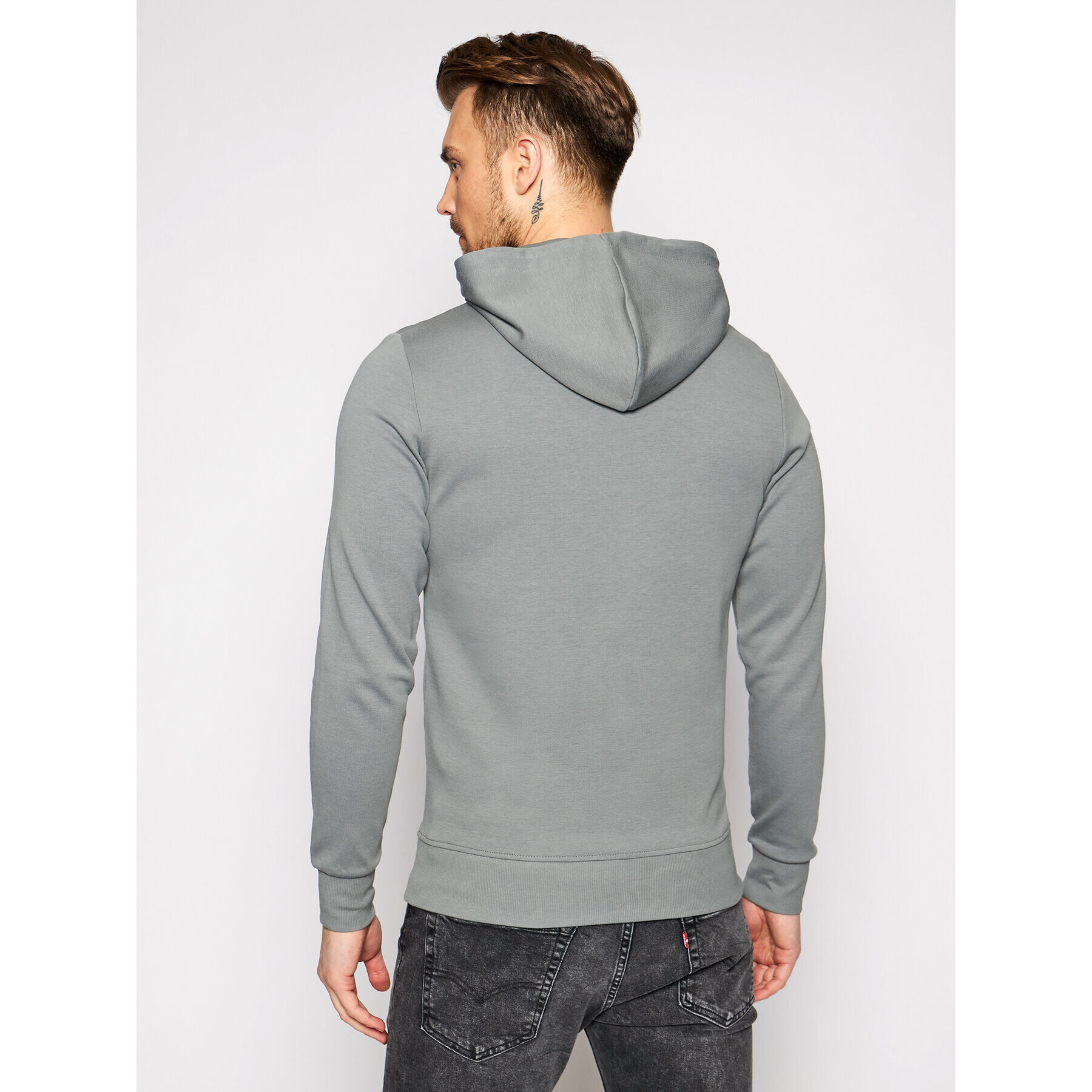 Jack&Jones Суитшърт Basic 12182537 Сив Regular Fit - Pepit.bg