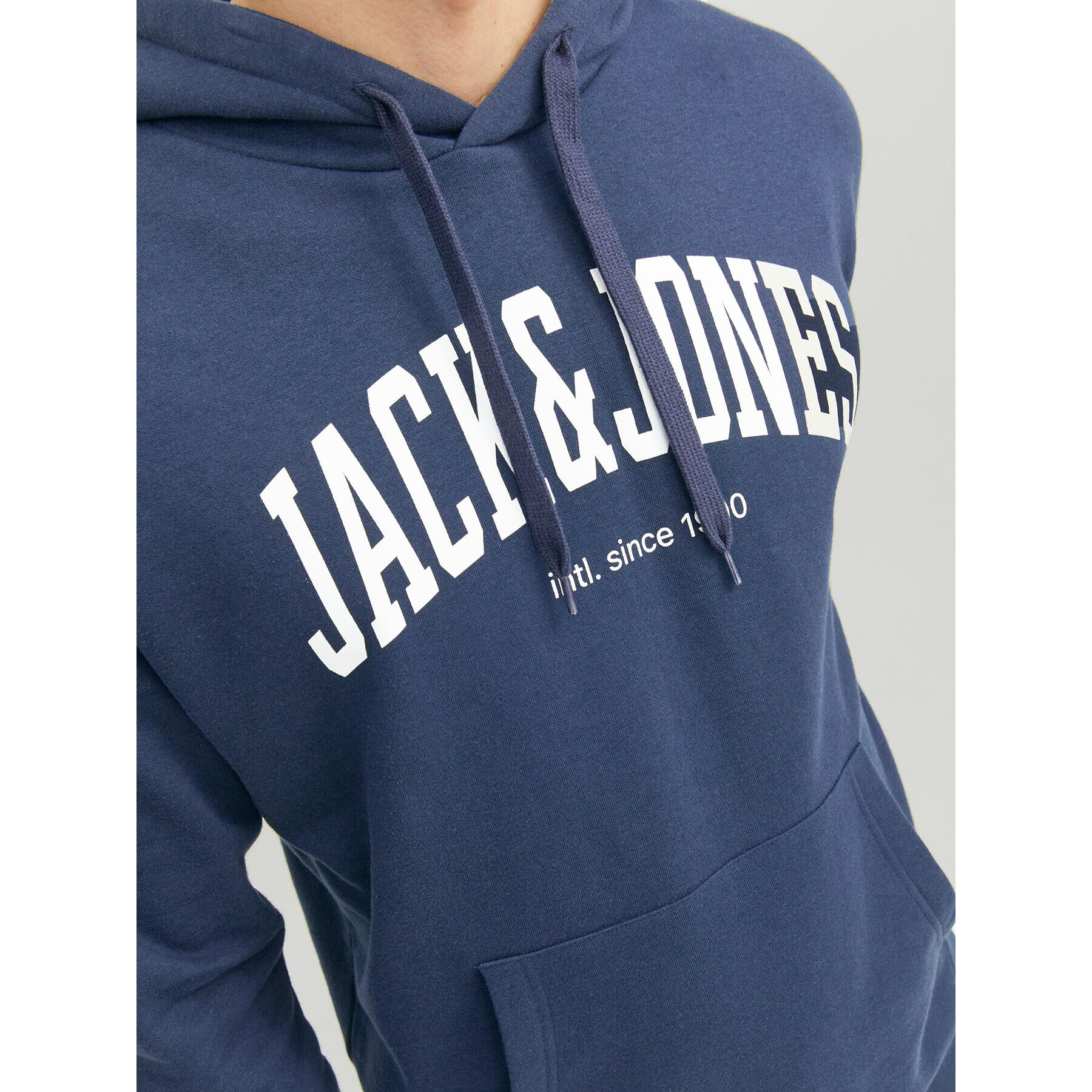 Jack&Jones Суитшърт Josh 12236513 Тъмносин Standard Fit - Pepit.bg