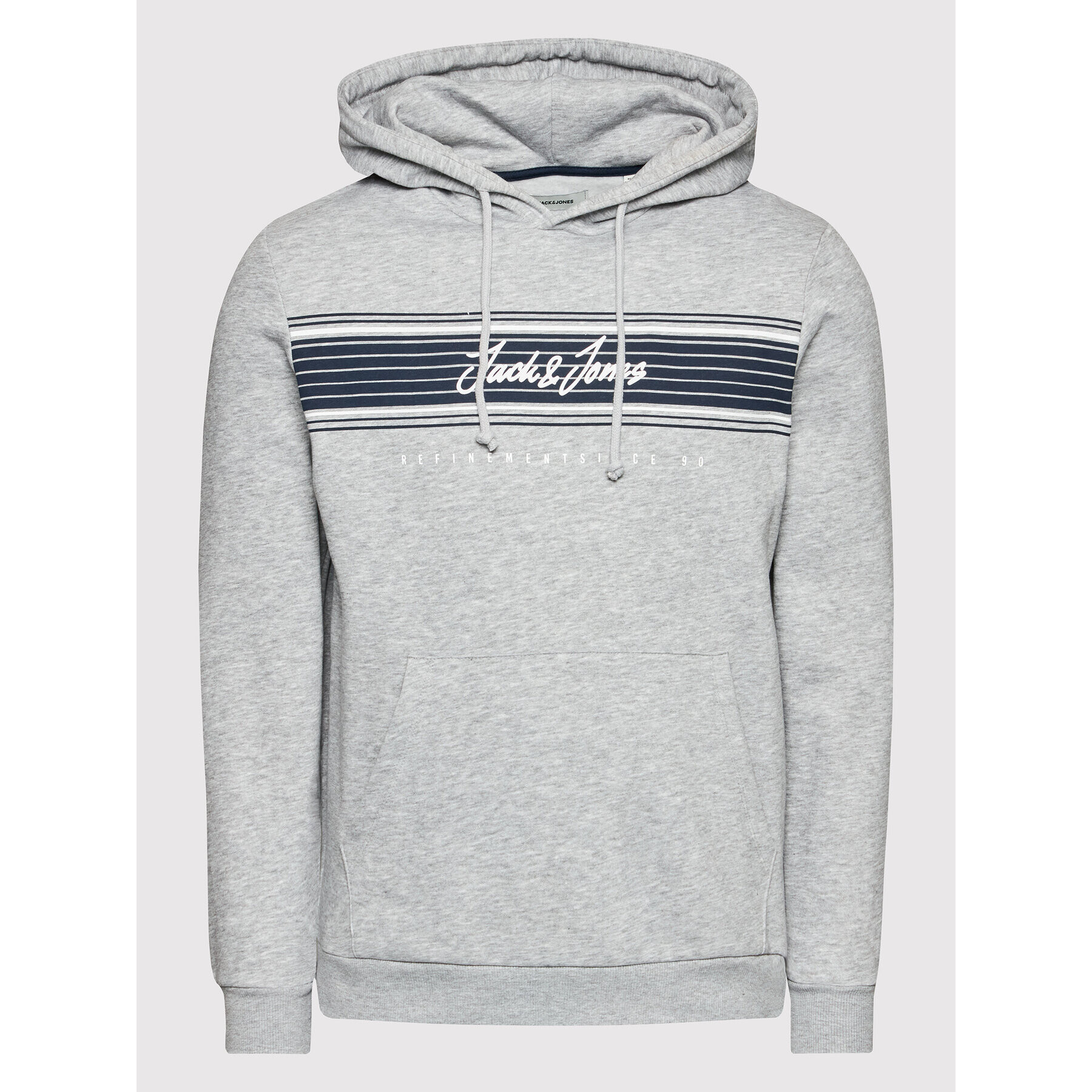 Jack&Jones Суитшърт Leo 12200768 Сив Regular Fit - Pepit.bg