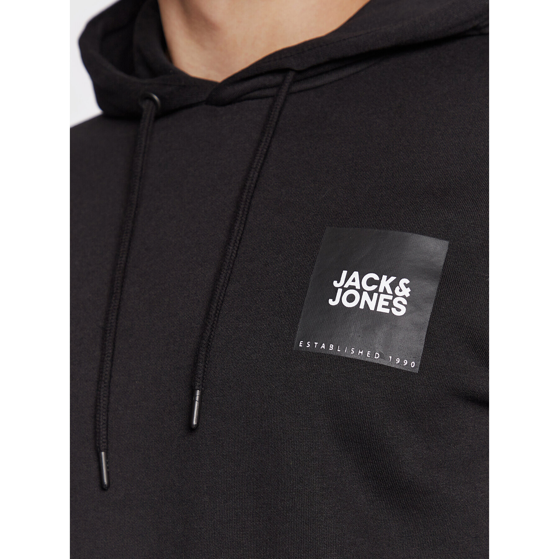 Jack&Jones Суитшърт Lock 12213245 Черен Regular Fit - Pepit.bg