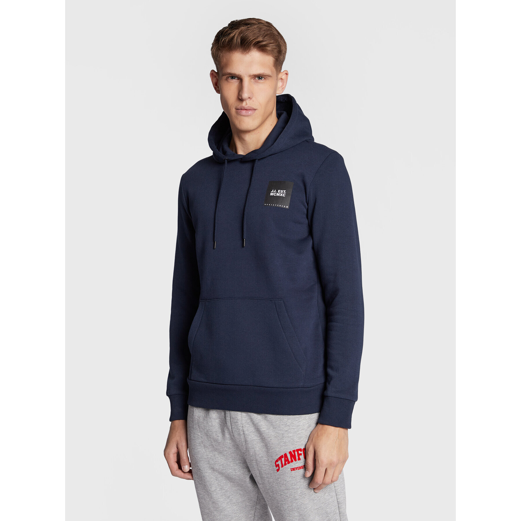 Jack&Jones Суитшърт Lock 12213245 Тъмносин Regular Fit - Pepit.bg